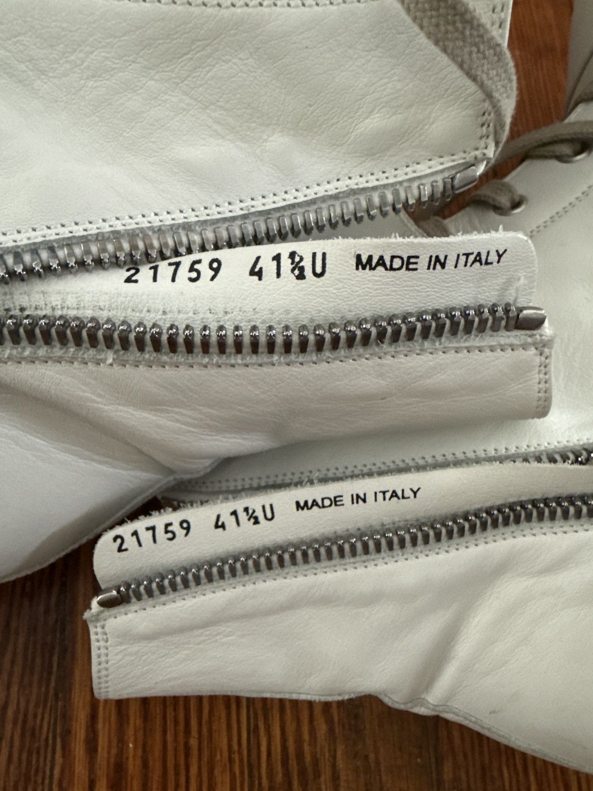 Rick Owens Rick Owens Mainline Ramones Triple Milk IT41.5 Size US 8.5 / EU 41-42 - 10 Thumbnail