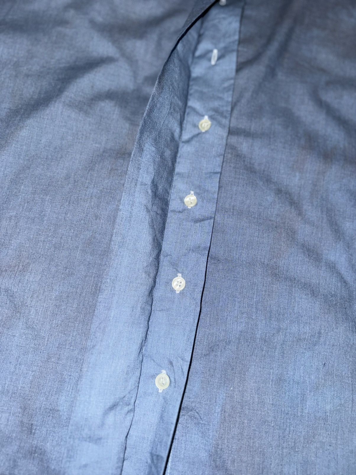 Japanese Brand High Gate Japan Hand-Dye Embroidery Shirt Indigo Size US XL / EU 56 / 4 - 4 Thumbnail