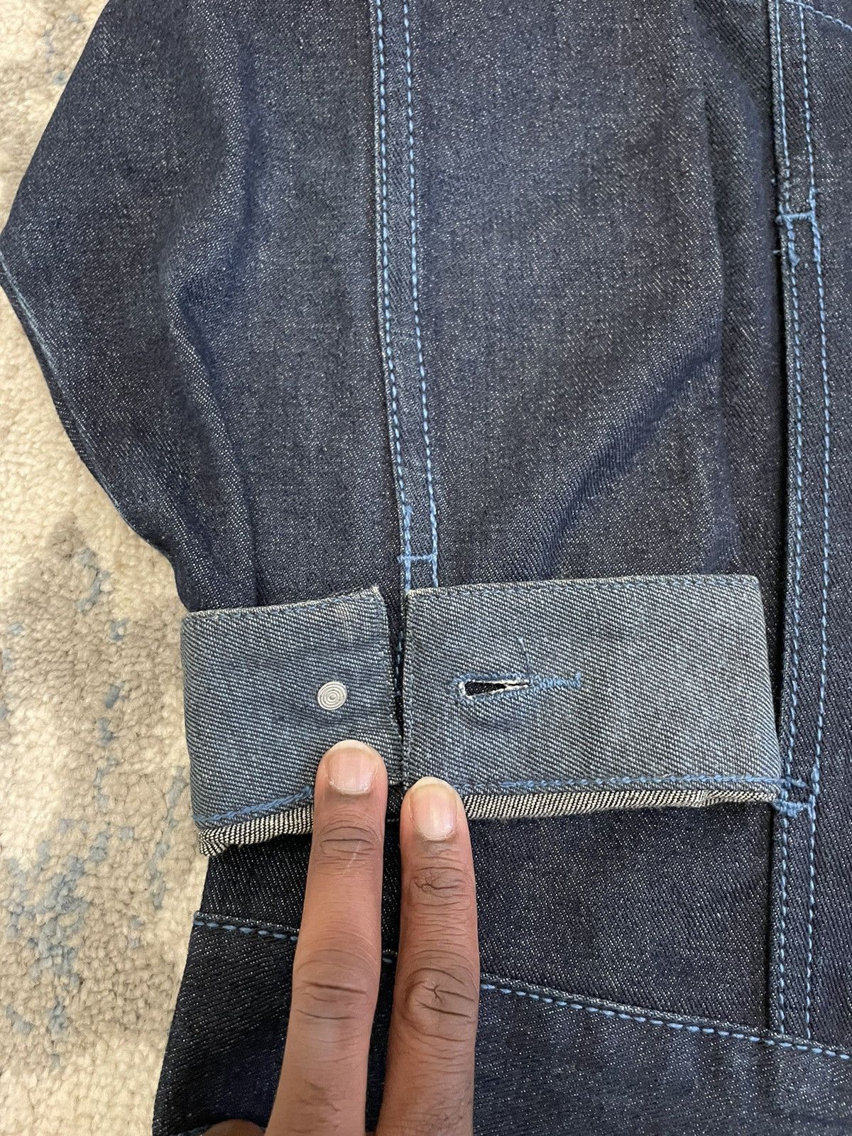 Vintage Vintage Y2K Skater Style Denim Jacket Levi’s Wrangler Size US XL / EU 56 / 4 - 6 Thumbnail