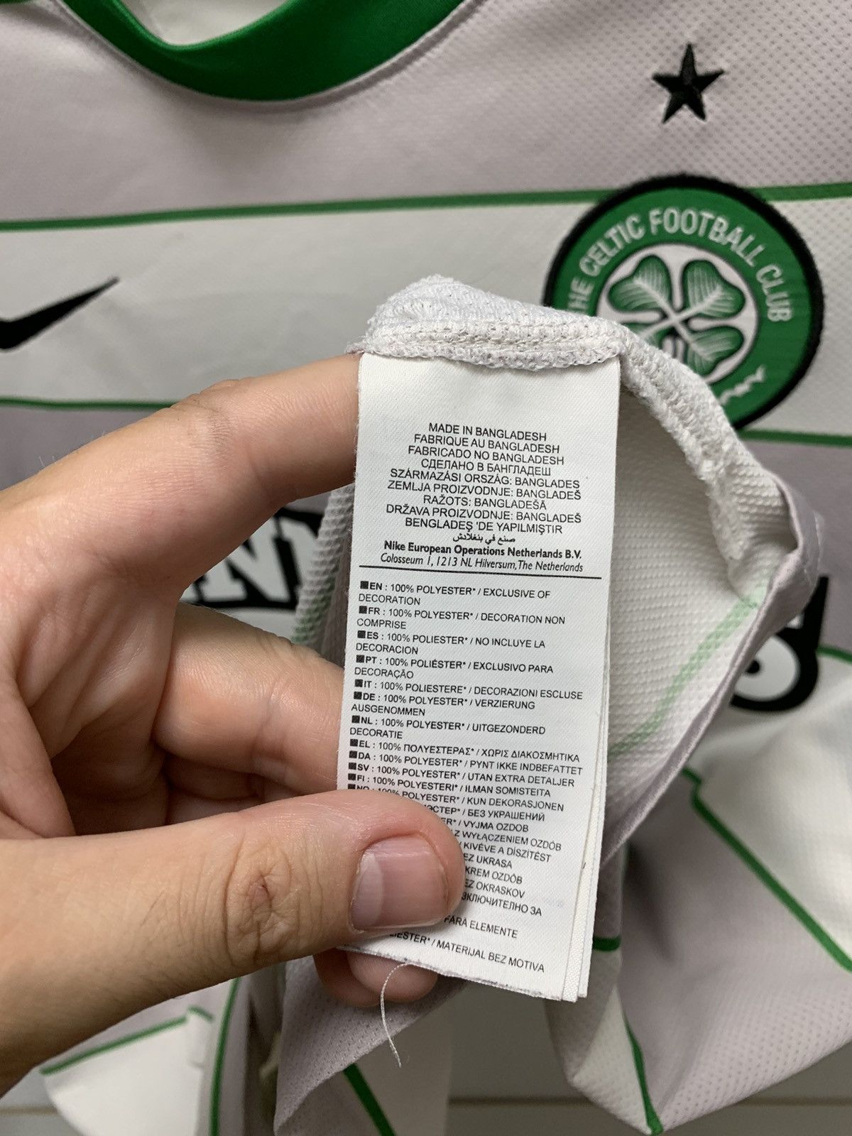 Nike Celtic football club soccer jersey Xl size tennents Size US XL / EU 56 / 4 - 10 Thumbnail