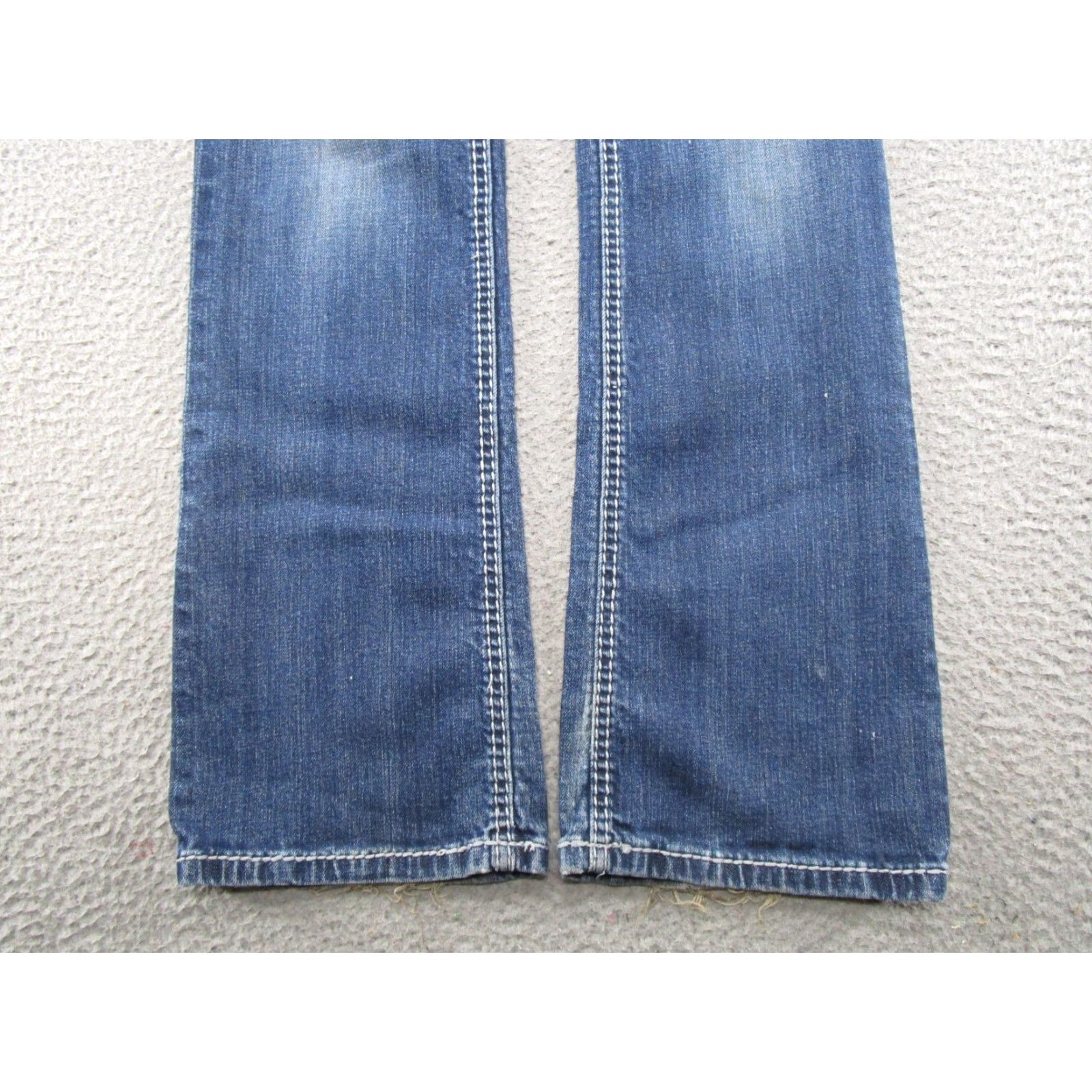 Vintage VIGOSS Jeans Bootcut Women’s Denim Blue 4 Bootcut 5-Pocket Zip Cotton Blend VTG Y2K Thin Stitch Spring Summer Fall Womens Size 27" / US 4 / IT 40 - 2 Thumbnail