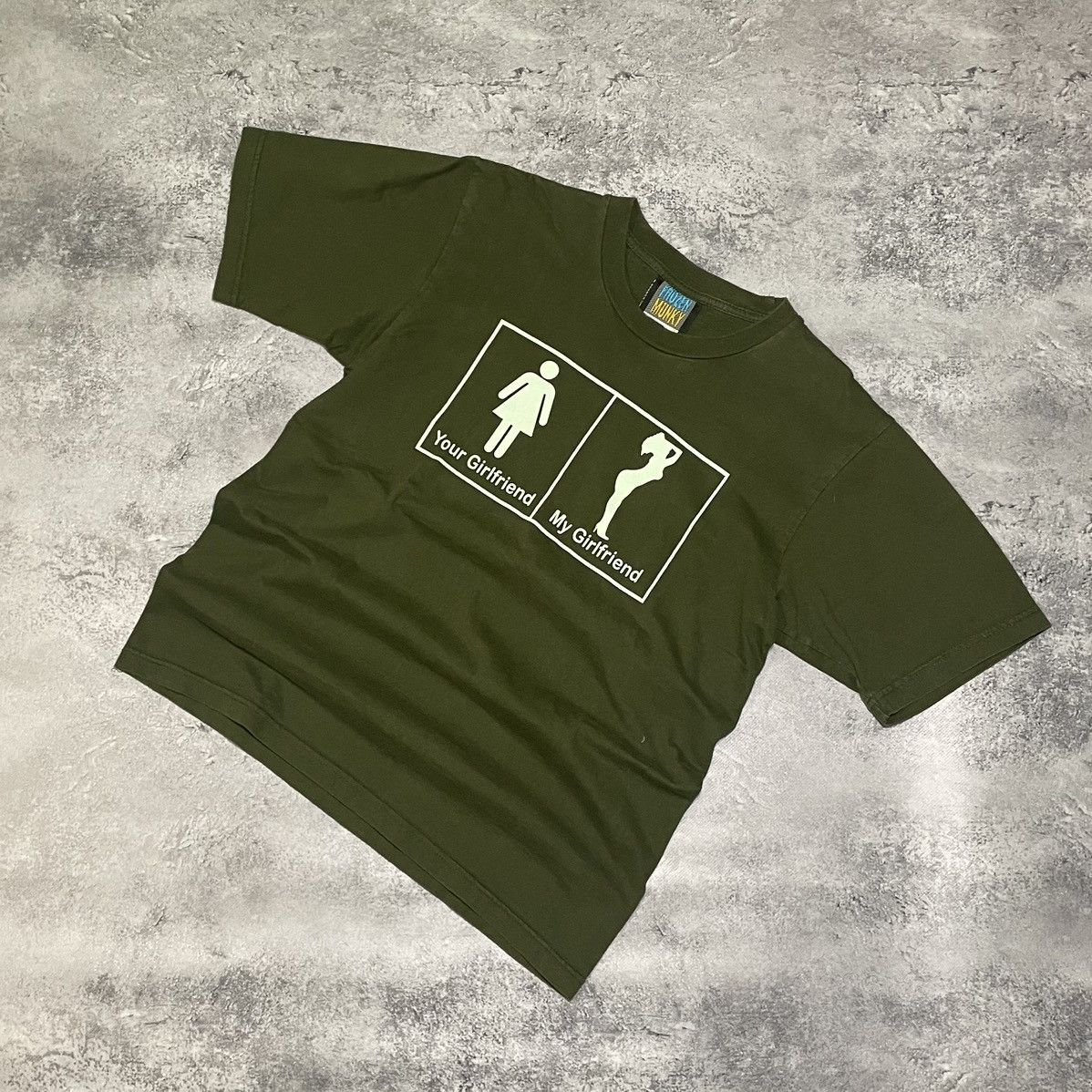 Vintage Vintage Humor Y2K My Girlfriend Tee Frozen Munky Size US M / EU 48-50 / 2 - 1 Thumbnail