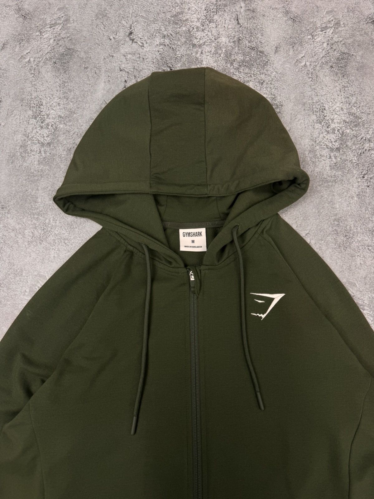 Gymshark Gymshark Men Zip Hoodie Khaki Size M Size US M / EU 48-50 / 2 - 4 Thumbnail