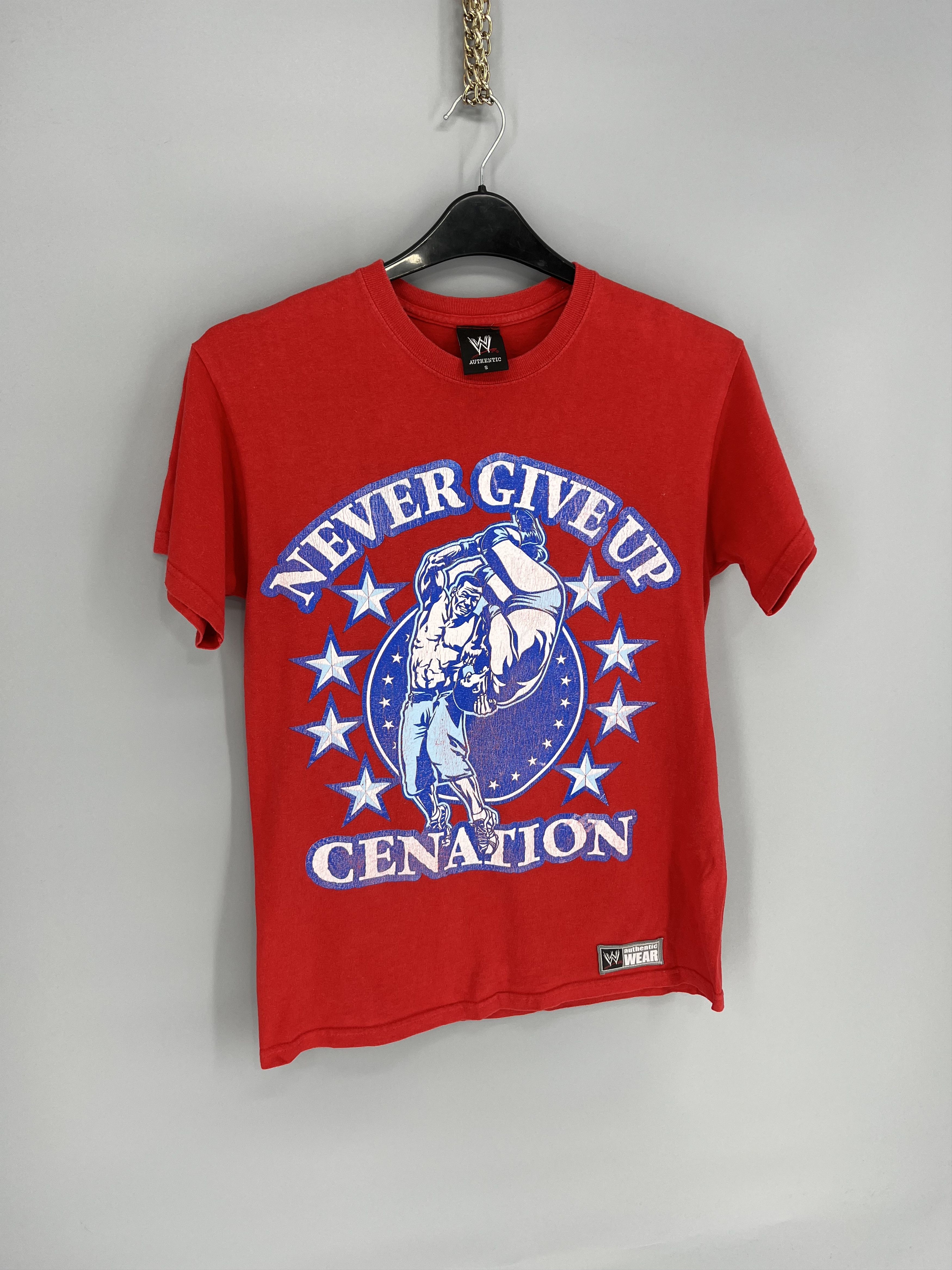 Vintage Vibtage Y2K WWE T-Shirt John Cena Wreslting WWF Travis Size US S / EU 44-46 / 1 - 2 Thumbnail