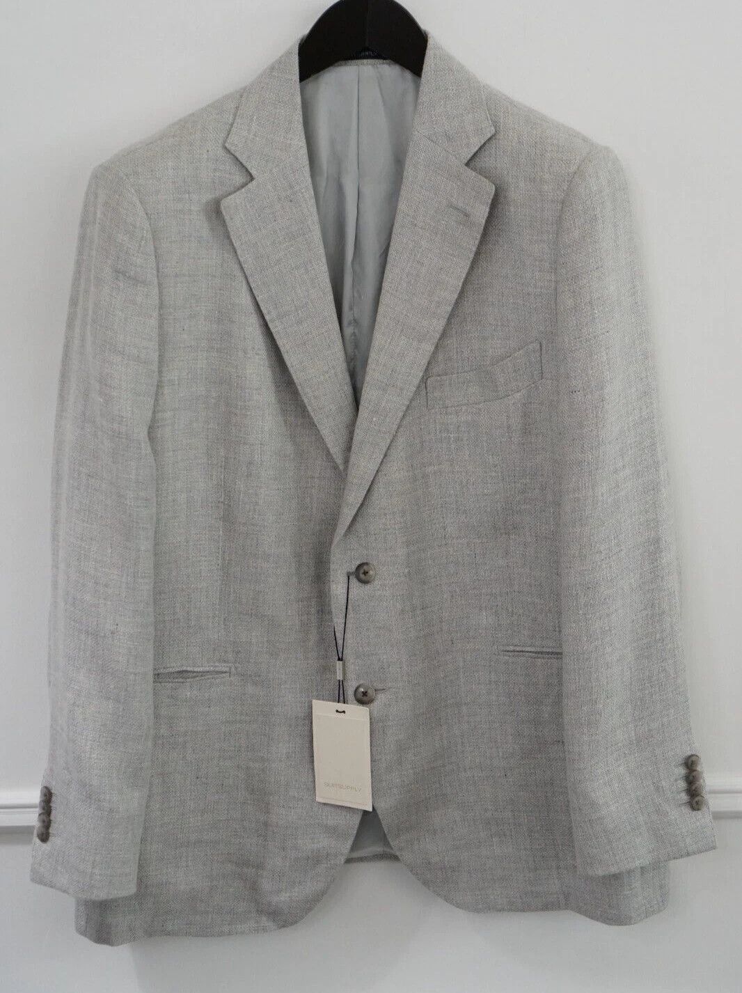 Suitsupply Men Suitsupply Blazer La Spalla Ermenegildo Zegna Grey US50S Size 50S - 1 Thumbnail