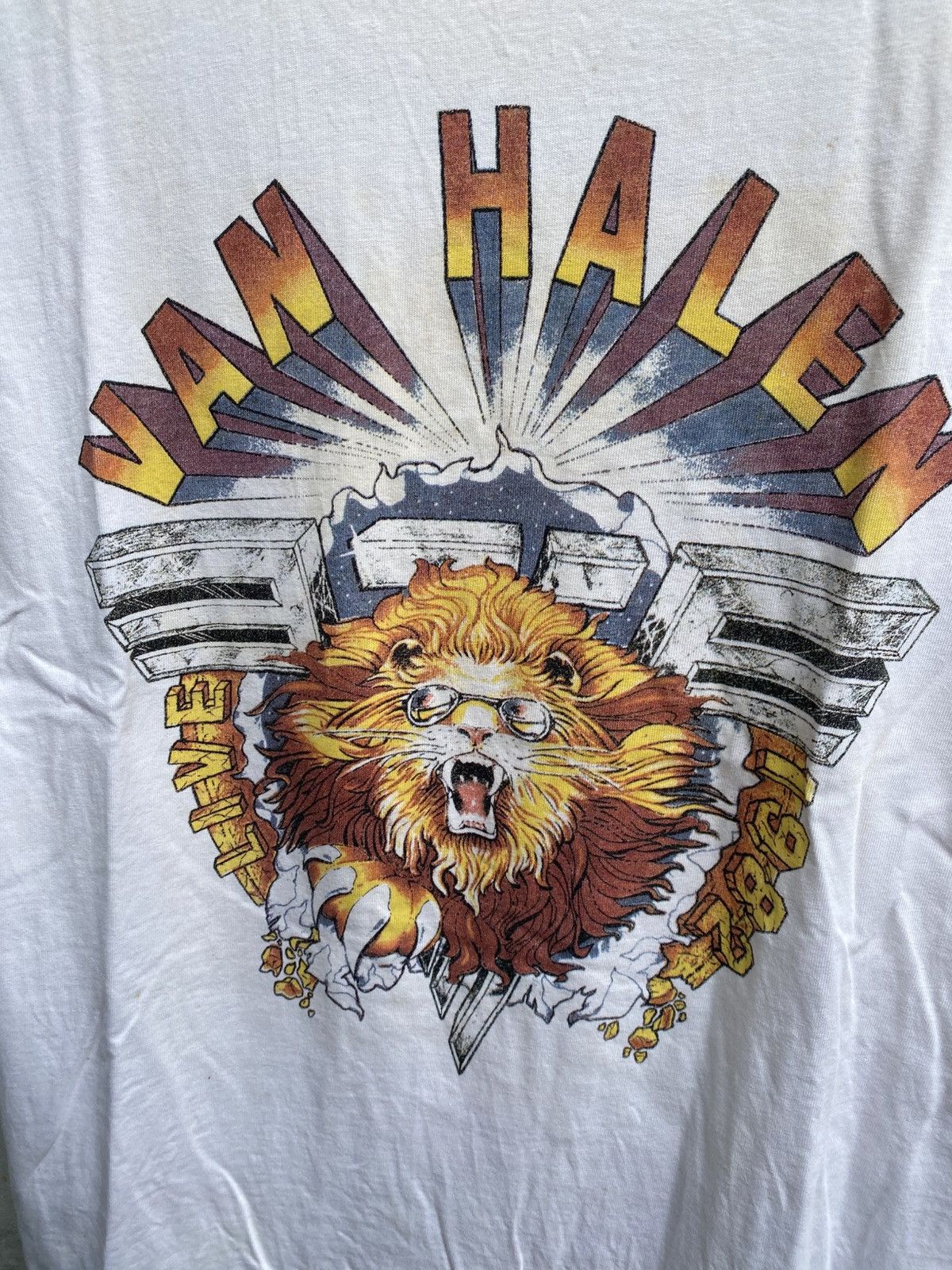 Band Tees × Vintage Van Halen Size US M / EU 48-50 / 2 - 2 Thumbnail