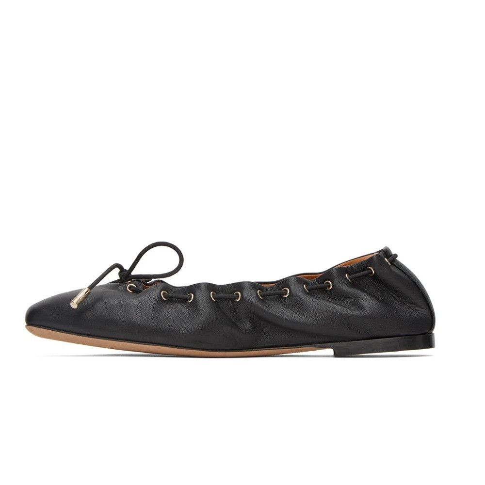 image of Chloe O1Loc1C0424 Oracia Ballerinas In Black Shoes, Women's (Size 10)