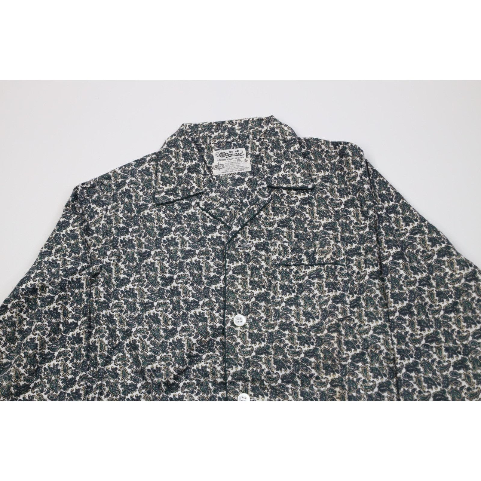 Vintage Vintage 70s Streetwear 2 Piece Flannel Paisley Pajamas Size US S / EU 44-46 / 1 - 2 Thumbnail