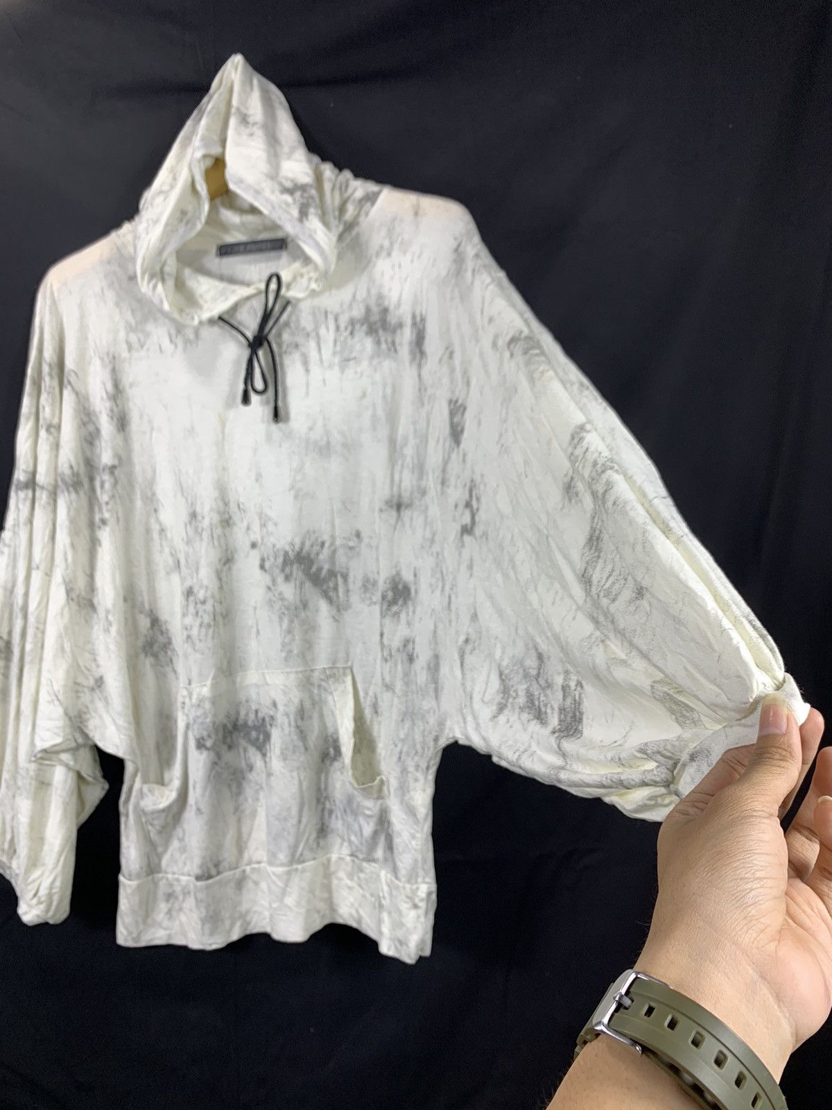 If Six Was Nine × Japanese Brand × Le Grande Bleu (L.G.B.) CRAZY GOTHIC PUNK JAPANESE TINE MOTION ABSTRACT HOODED Size US L / EU 52-54 / 3 - 4 Thumbnail