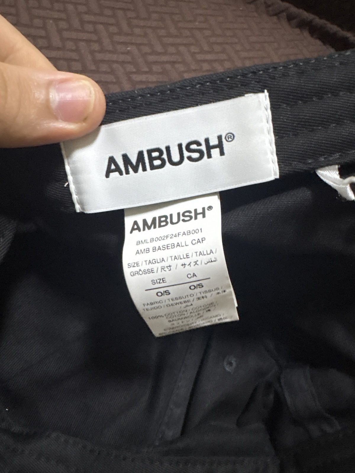 Ambush Design Ambush AMB baseball cap Size ONE SIZE - 4 Thumbnail