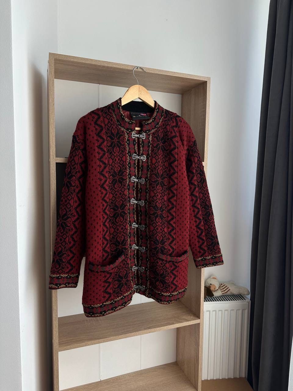 Japanese Brand × Vintage Vintage Windfjord of Norway Cardigan Red Sweater Size US M / EU 48-50 / 2 - 1 Thumbnail