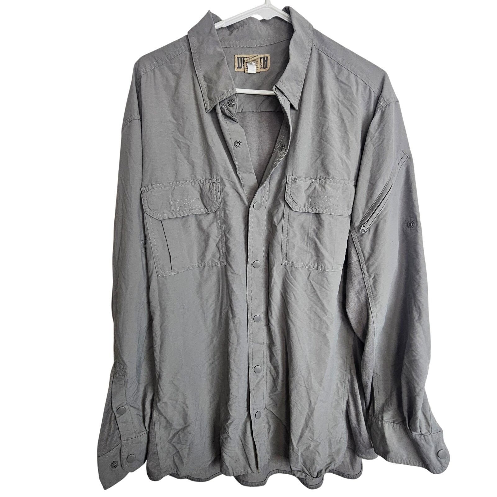 Duluth Trading Company Duluth Trading Co Men Nylon Snap Front Shirt XL Gorpcore Size US XL / EU 56 / 4 - 1 Thumbnail