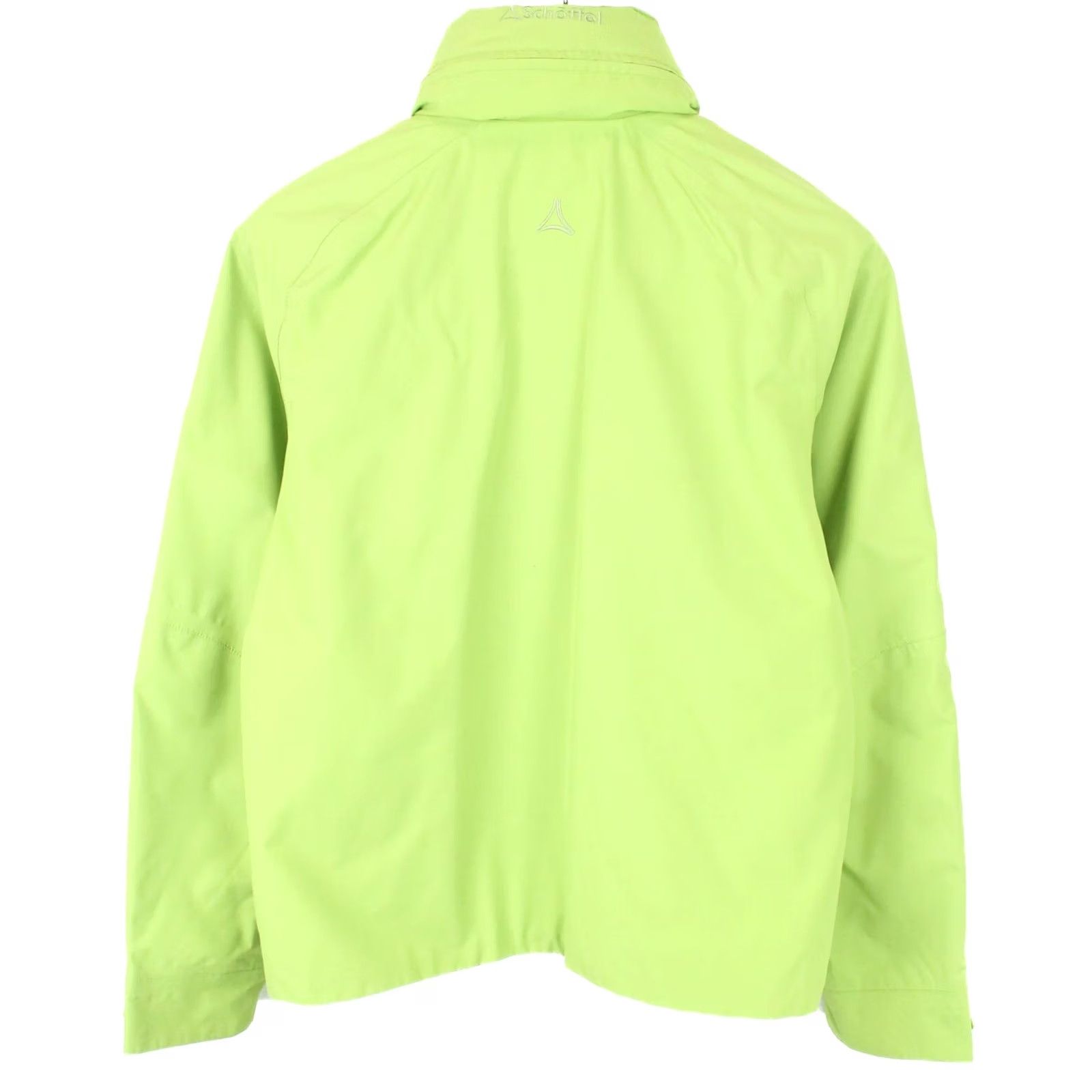 Vintage SCHOFFEL Venturi Chiva Jacket Women UK 8 Hidden Hood Light Green Jacket Size M / US 6-8 / IT 42-44 - 5 Thumbnail