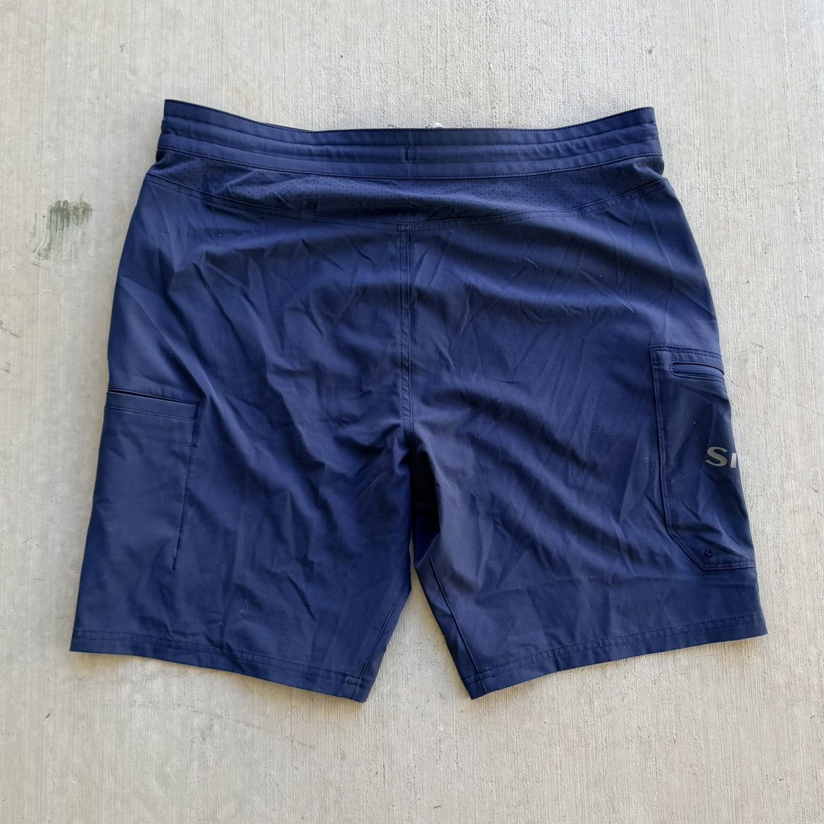 Simms Simms Solarflex Mens Solid Blue Swim Trunks Boardshorts 36 Size US 36 / EU 52 - 8 Thumbnail