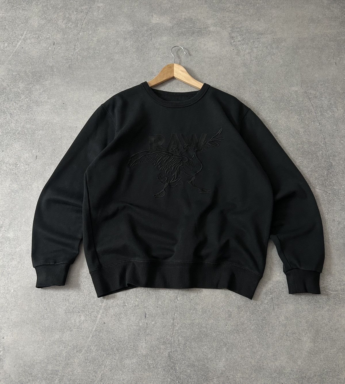 G-Star G-Star Raw Big logo duck black sweatshirt mens Size US L / EU 52-54 / 3 - 1 Thumbnail