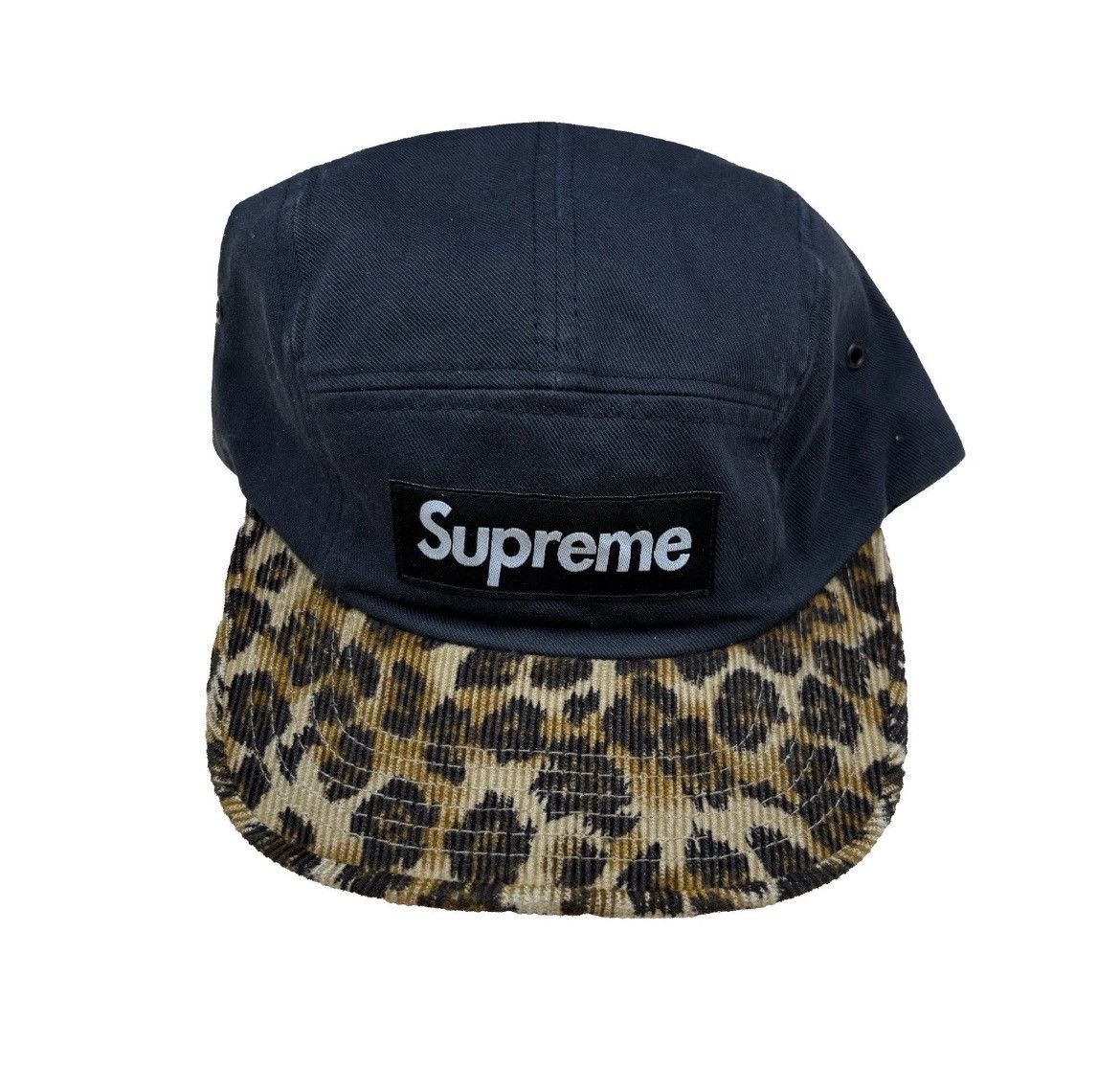 Supreme Supreme Leopard Safari Corduroy Box Logo Hat Size ONE SIZE - 1 Thumbnail