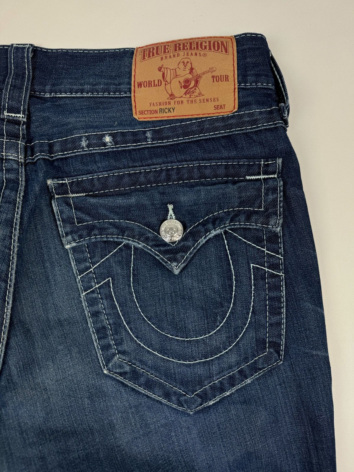 True Religion True Religion Blue Jeans Made in USA SIZE 32 Size US 32 / EU 48 - 13 Thumbnail