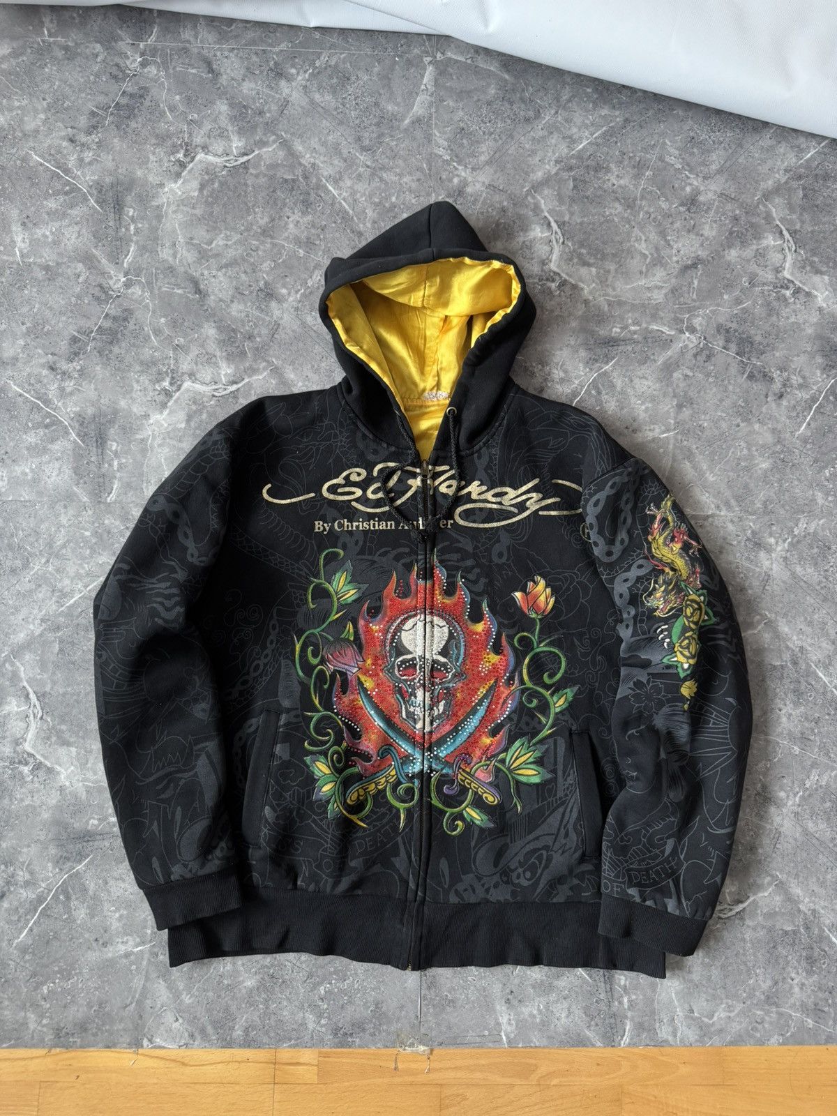 n*)様 レア　Ed Hardy　　クリスチャンオードジェ　Y2K 　M 　ライ n*)様 レア Ed Hardy クリスチャンオードジェ Y2K M ライ RARE ED