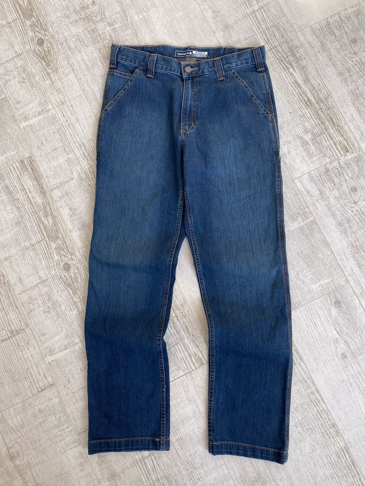 Carhartt Carhartt Denim Multipocket Utility Work Pants Jeans Size US 32 / EU 48 - 4 Thumbnail