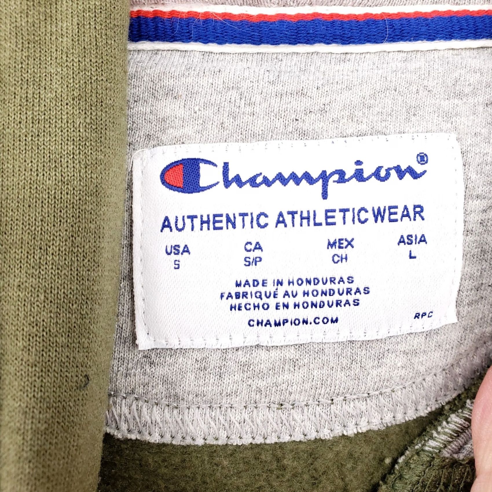 Champion Champion Hoodie Mens S Small Green Pullover Camo Script Logo Hooded Athleticwear Size US S / EU 44-46 / 1 - 3 Thumbnail