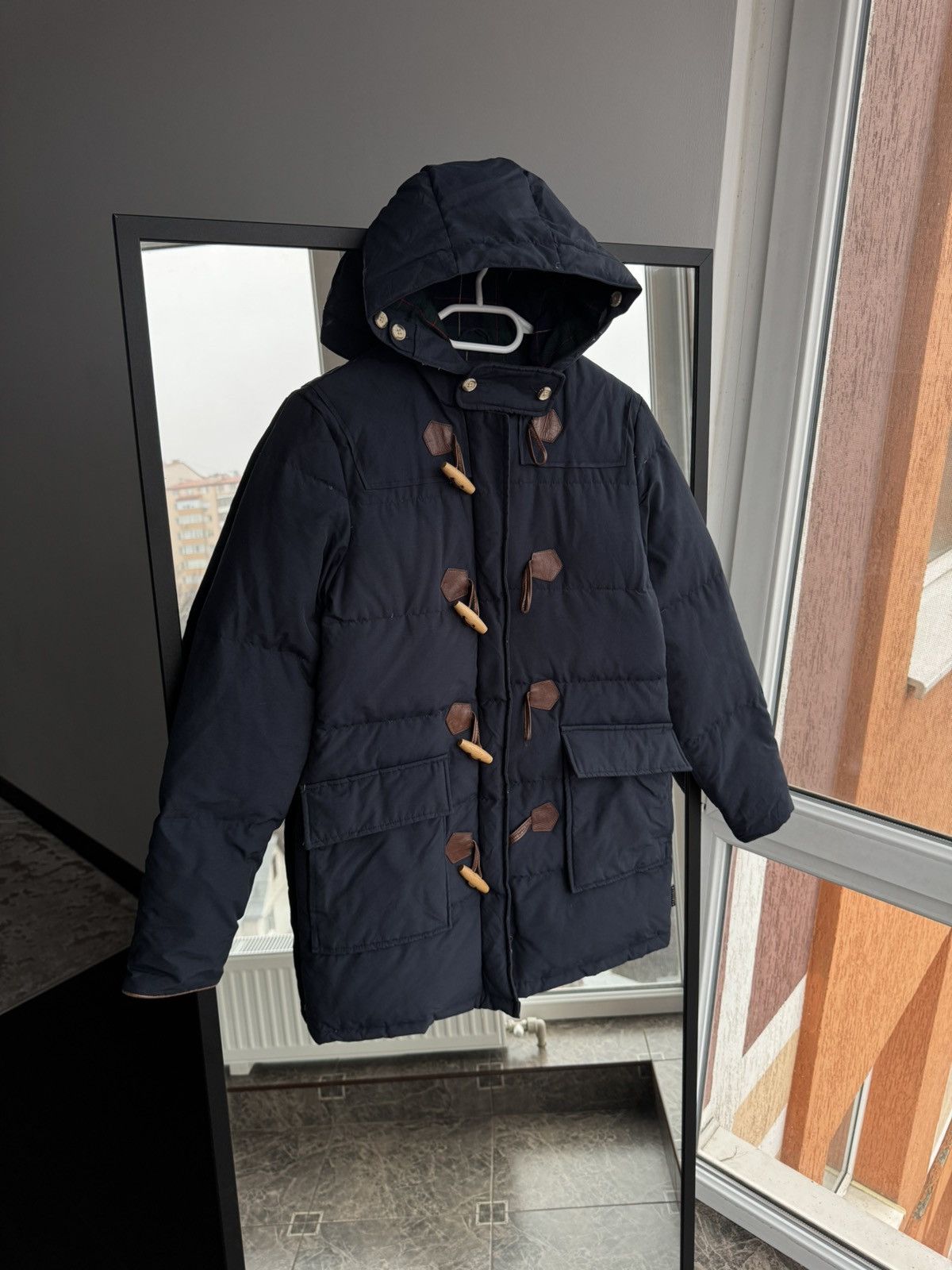 Penfield Penfield Men’s Navy Down Duffle Coat Hooded 60/40 Jacket Size US S / EU 44-46 / 1 - 1 Thumbnail
