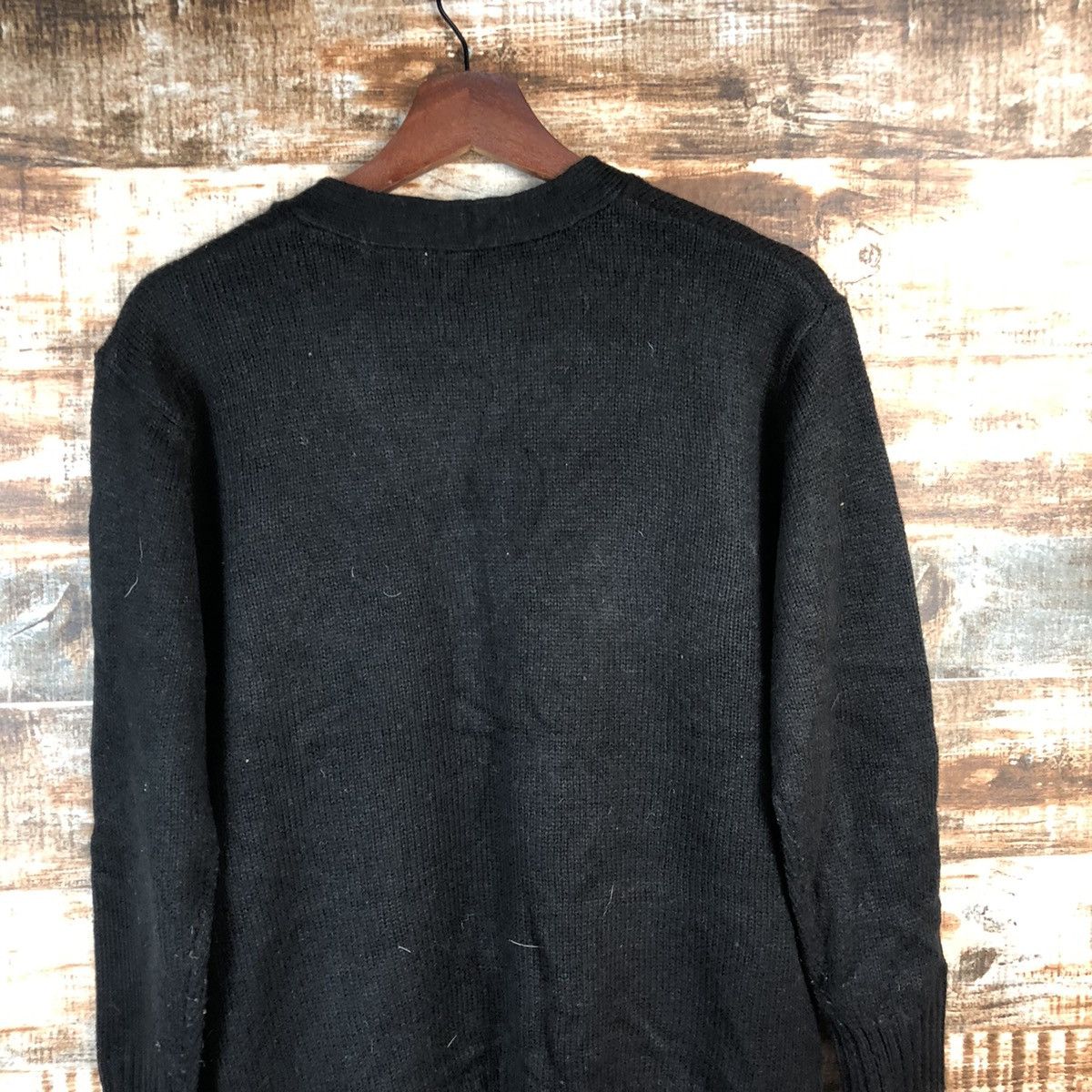 Homespun Knitwear DL Cinema Club Black Cardigan Knitwear #C573 Size US M / EU 48-50 / 2 - 13 Thumbnail