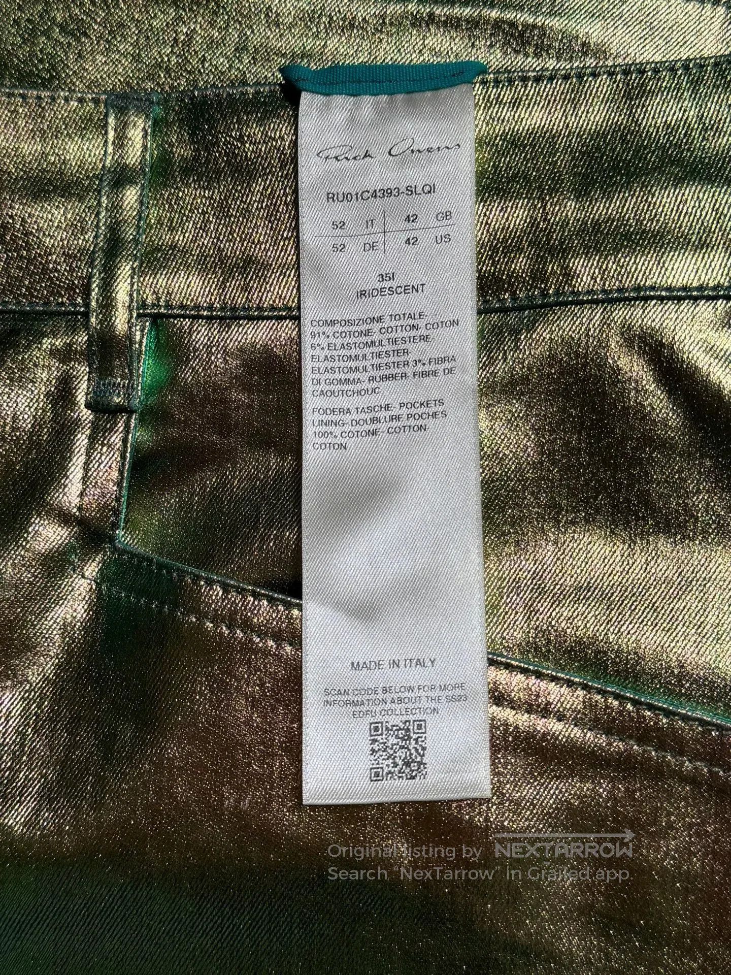Rick Owens rick owens ro reflective long pants. Size US 42 / EU 58 - 5 Thumbnail