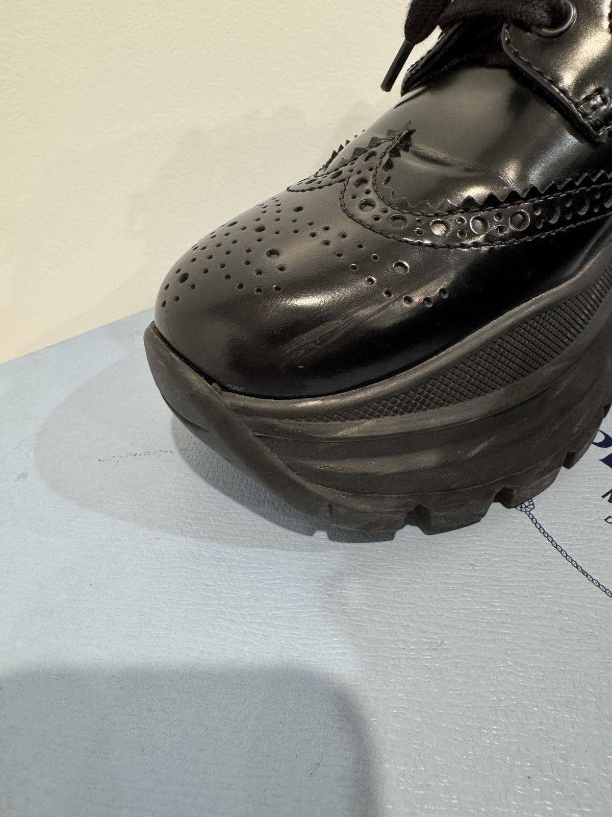Prada Prada platform derby brogue creeper Size US 6 / IT 36 - 6 Thumbnail