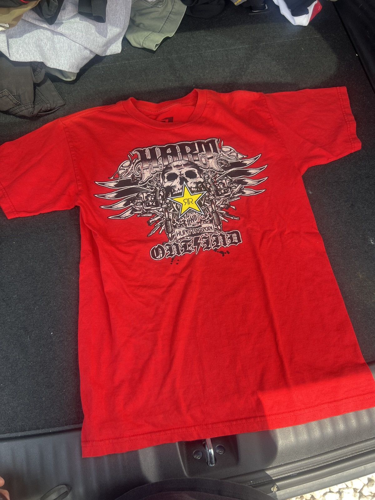 Rockstar Games × Vintage Y2K Skull rockstar tee Size US S / EU 44-46 / 1 - 3 Thumbnail
