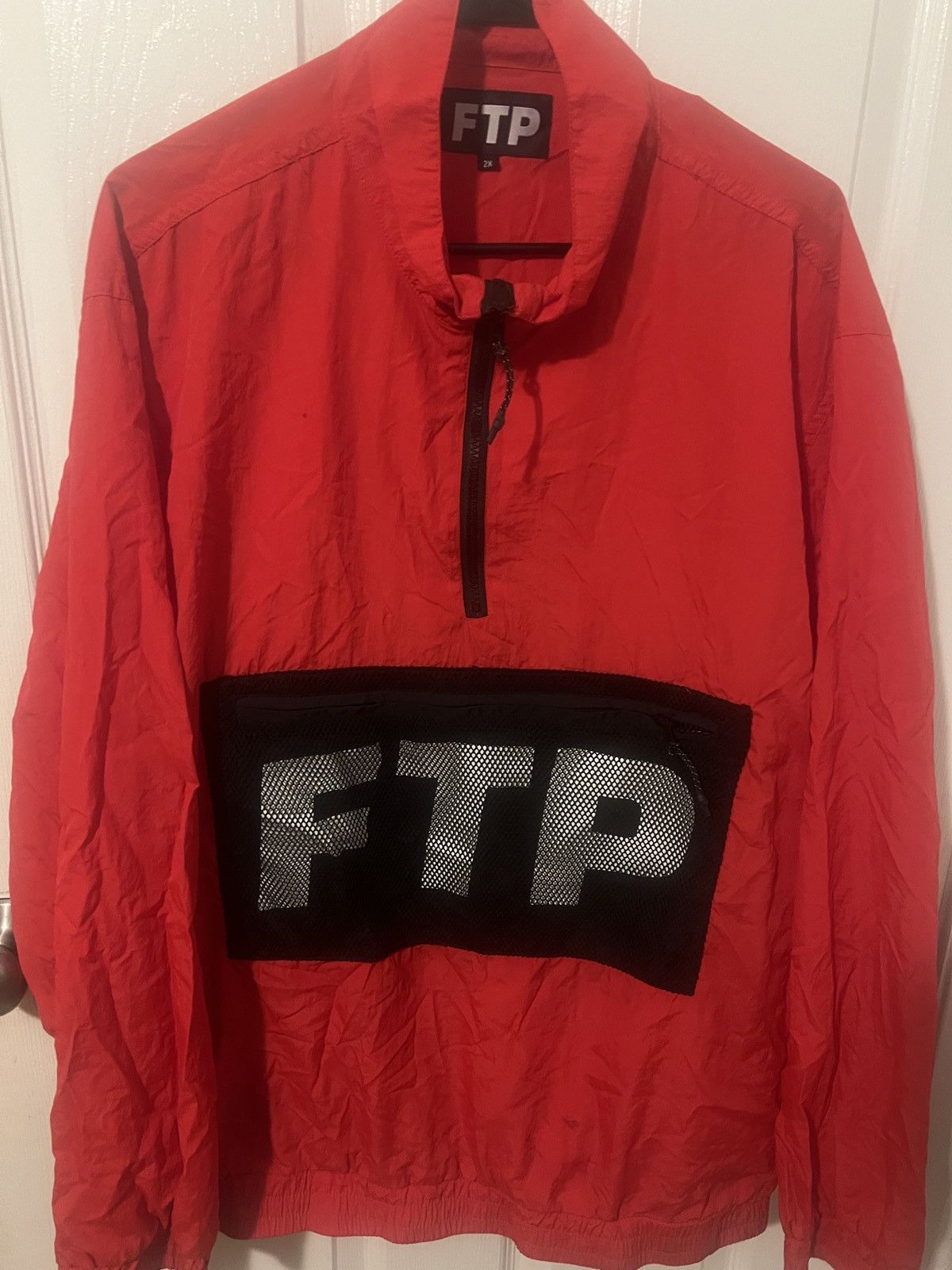 Fuck The Population FTP red quarter zip anorak Size US XXL / EU 58 / 5 - 1 Thumbnail