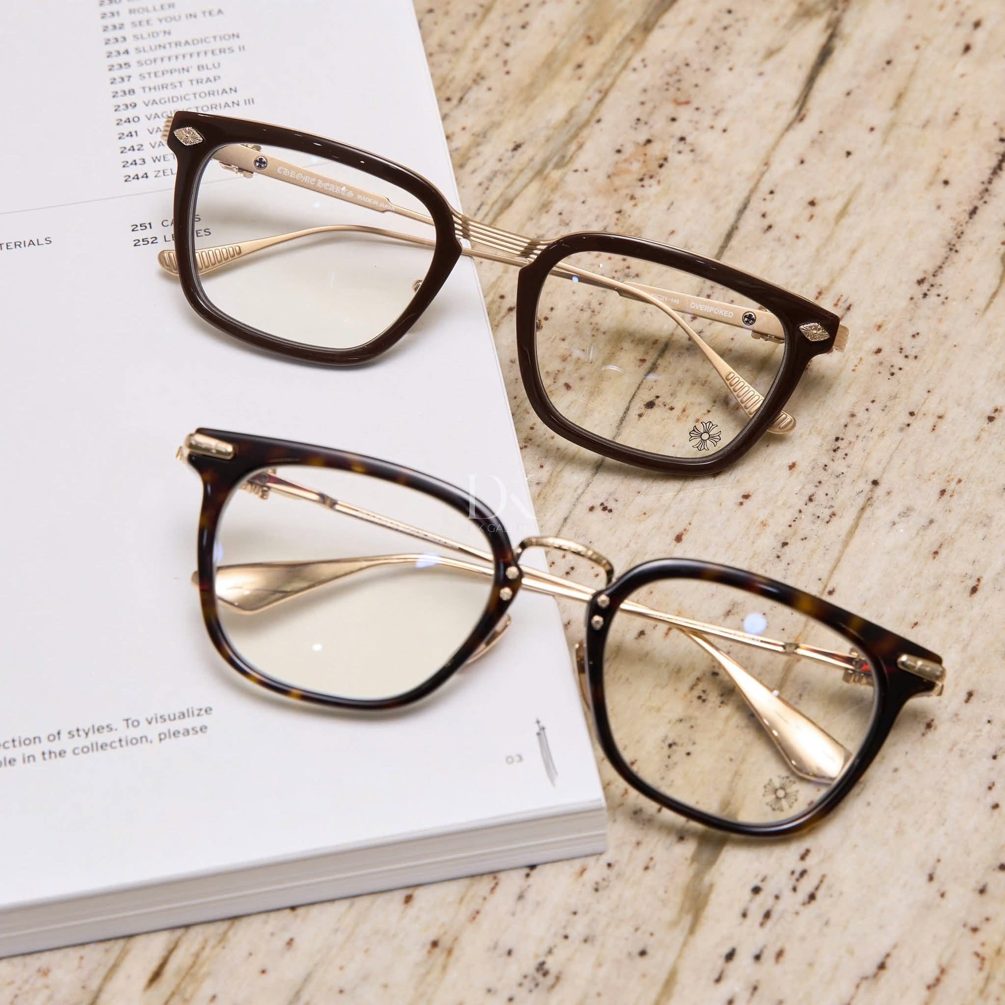 Chrome Hearts CHROME HEARTS OVERPOKED DARK TORTOISE/GOLD PLATED Size ONE SIZE - 11 Thumbnail