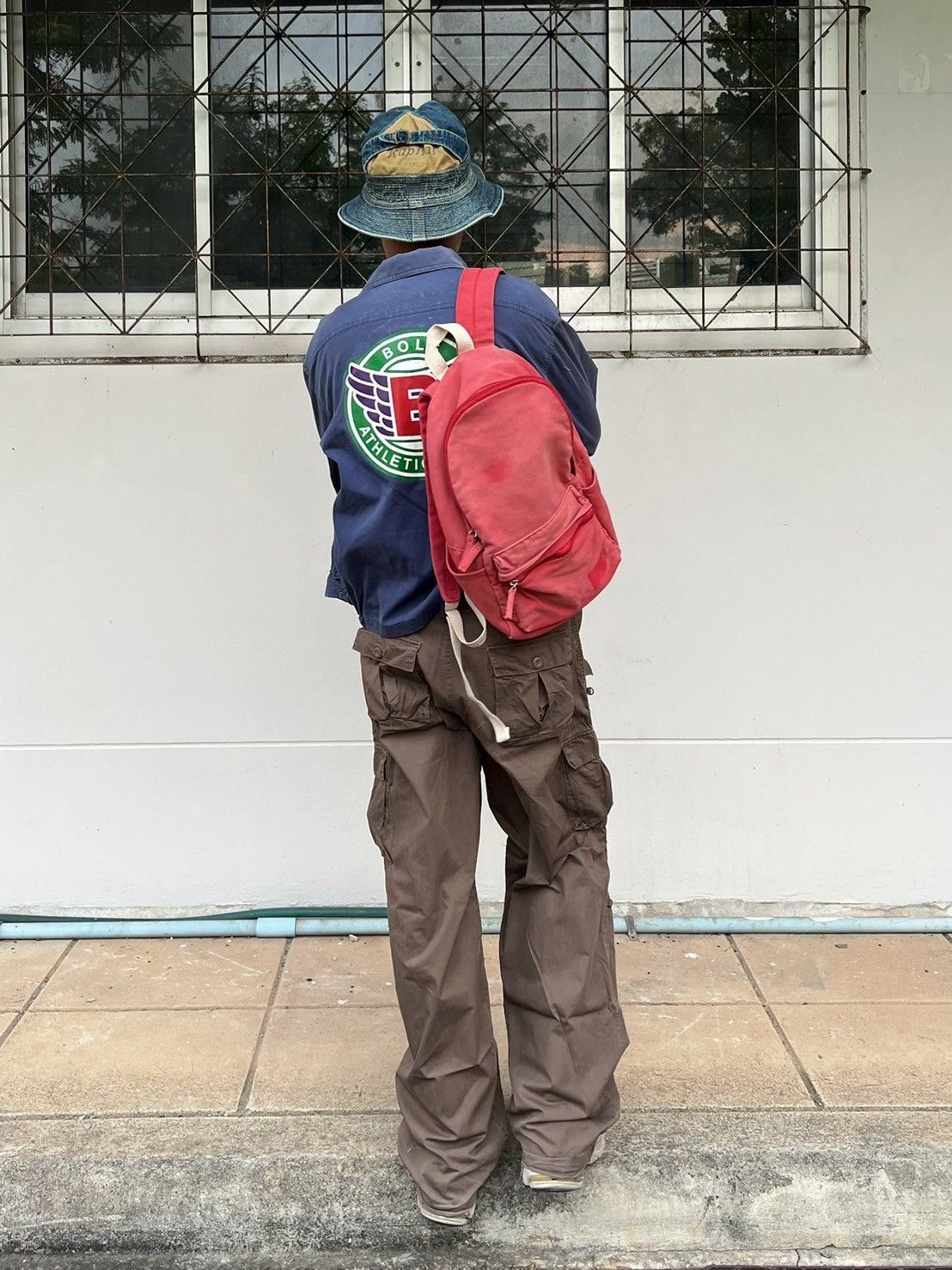 Vintage Sun Faded Backpack Skater Style Size ONE SIZE - 7 Thumbnail