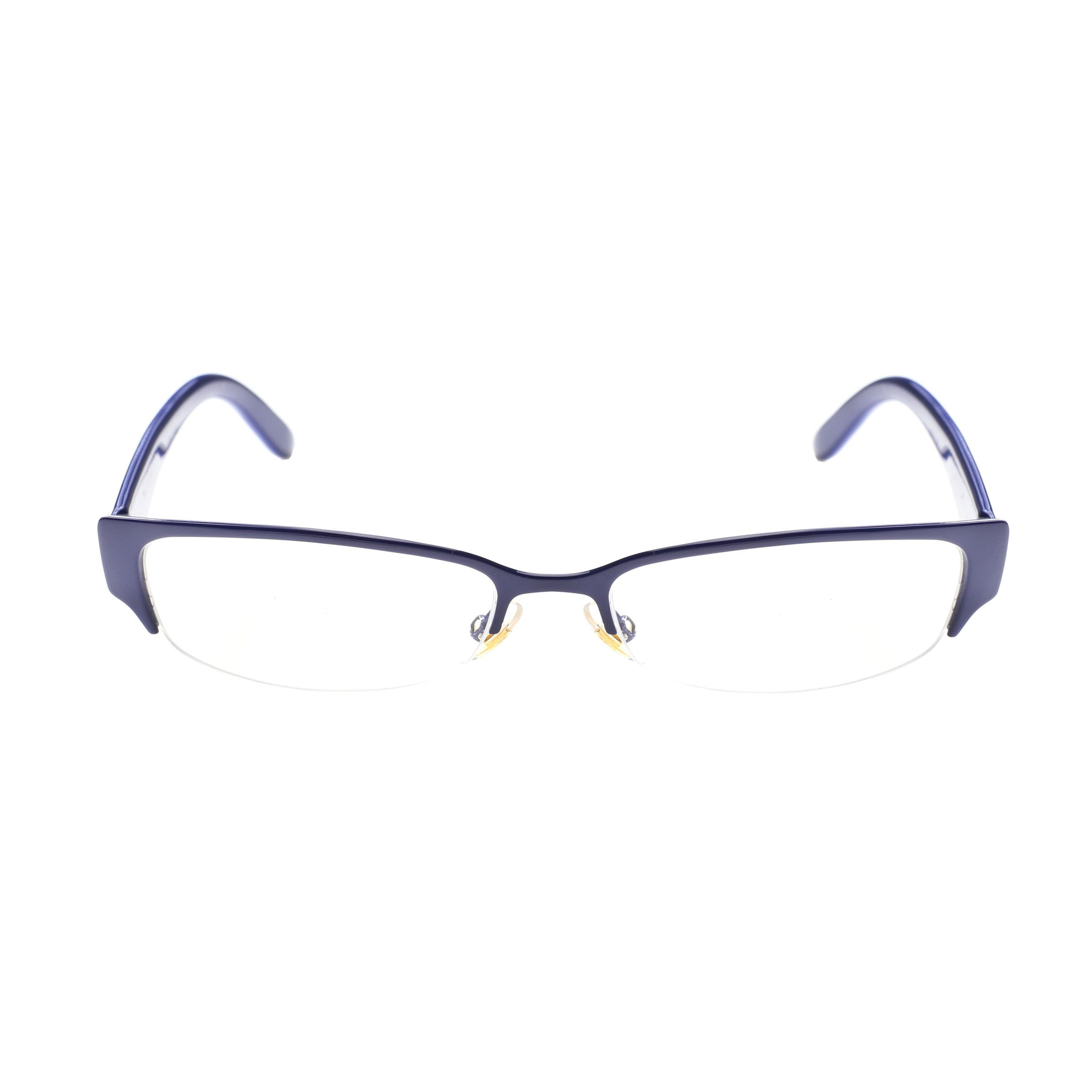 Gucci Gucci '00s Blue Monogram Half Rim Glasses Size ONE SIZE - 3 Thumbnail