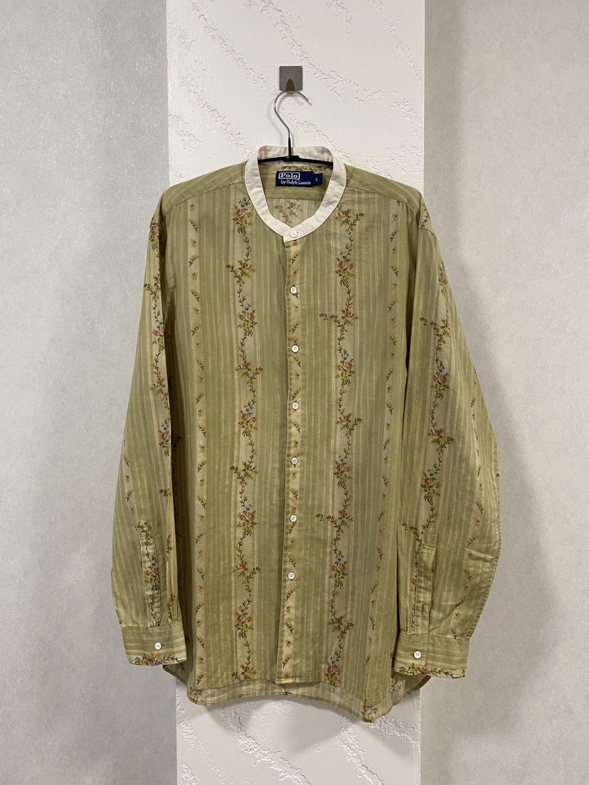 Polo Ralph Lauren Polo Ralph Lauren Japanese style Floral Stripe Button Shirt Size US L / EU 52-54 / 3 - 1 Thumbnail