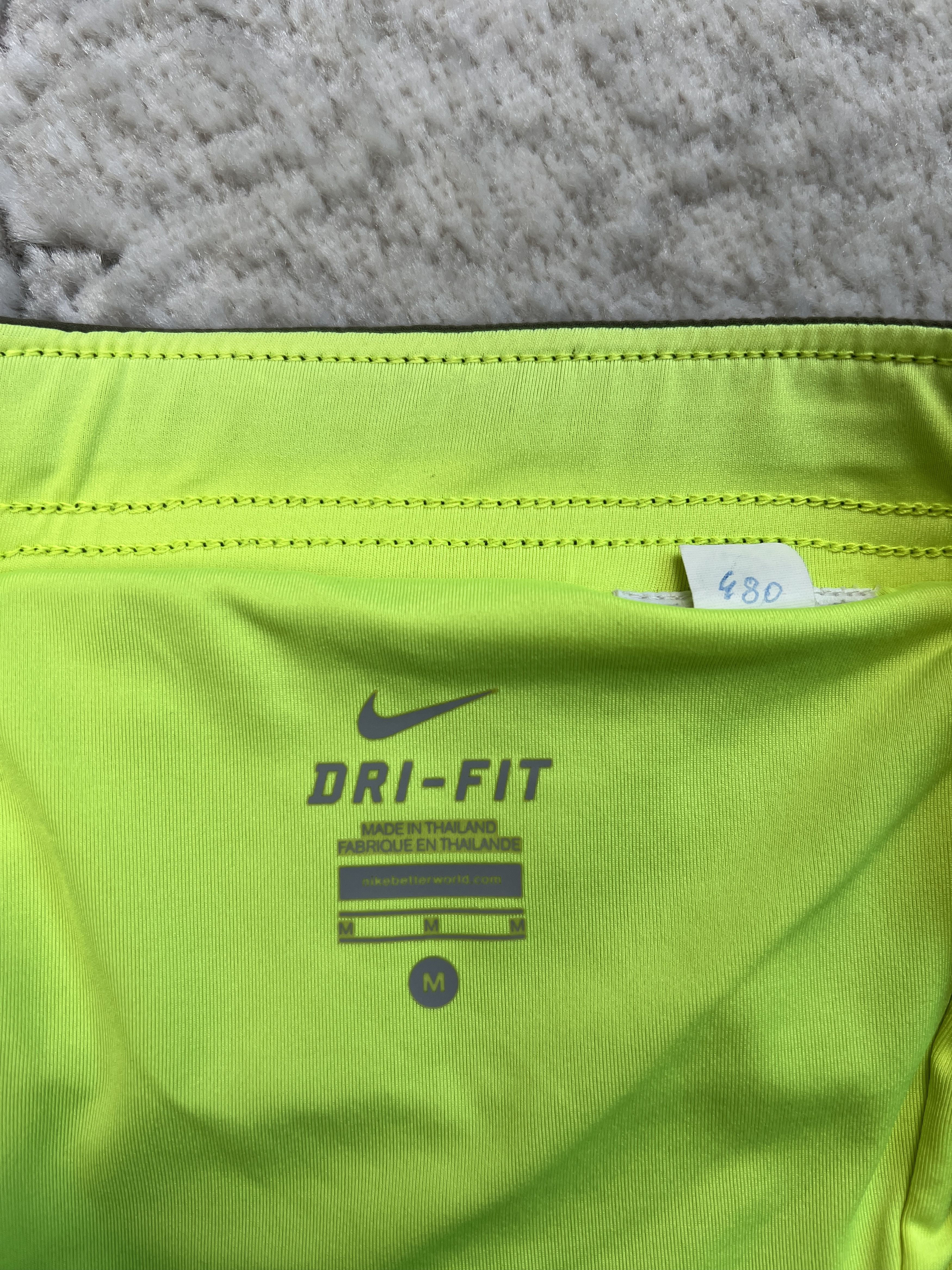 Nike Nike Dri-FIT 2-in-1 Running Training Shorts Sequoia Volt Size US 32 / EU 48 - 15 Thumbnail