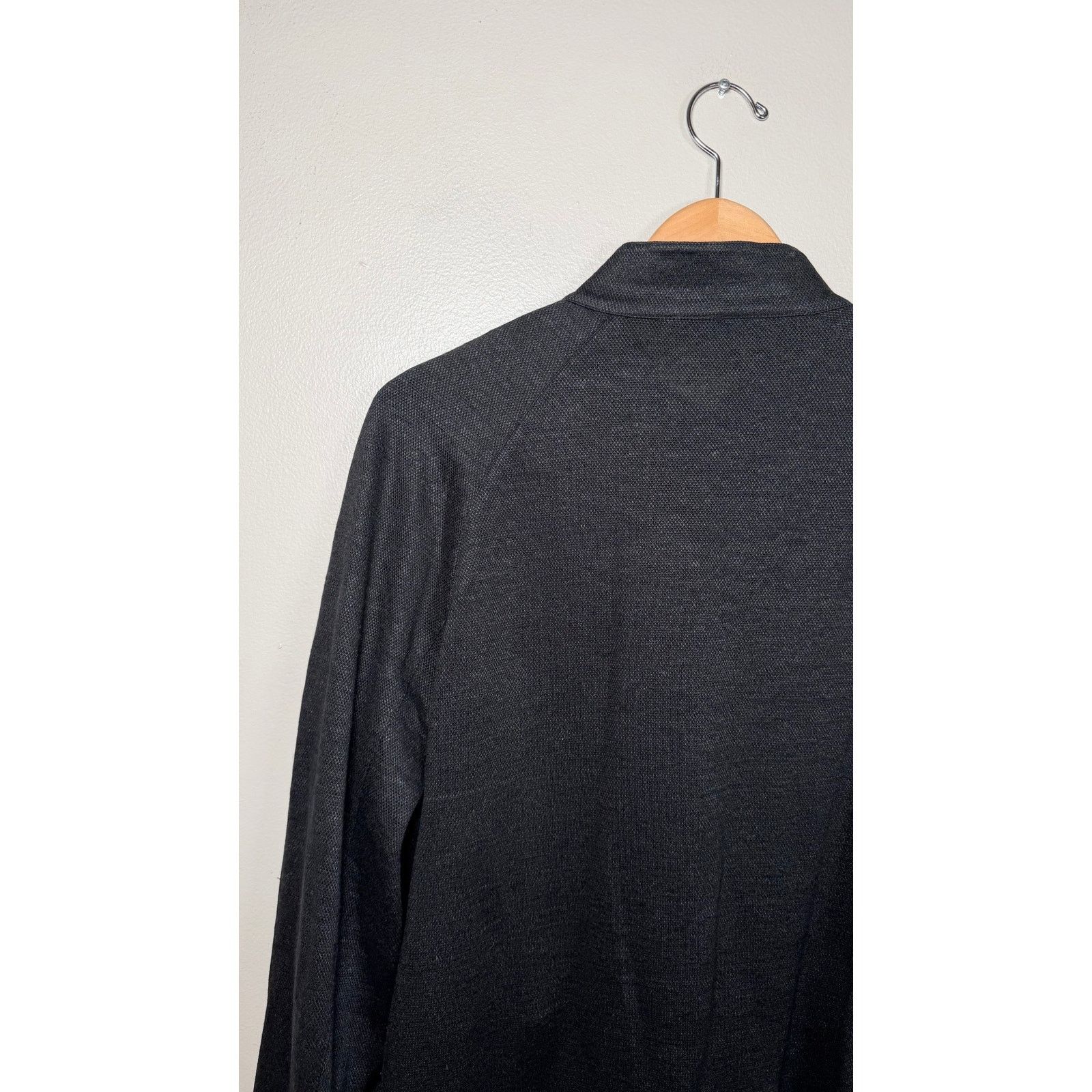 John Varvatos John Varvatos Heathered Knit Snap-Front Jacket size L $688 Size US L / EU 52-54 / 3 - 10 Thumbnail