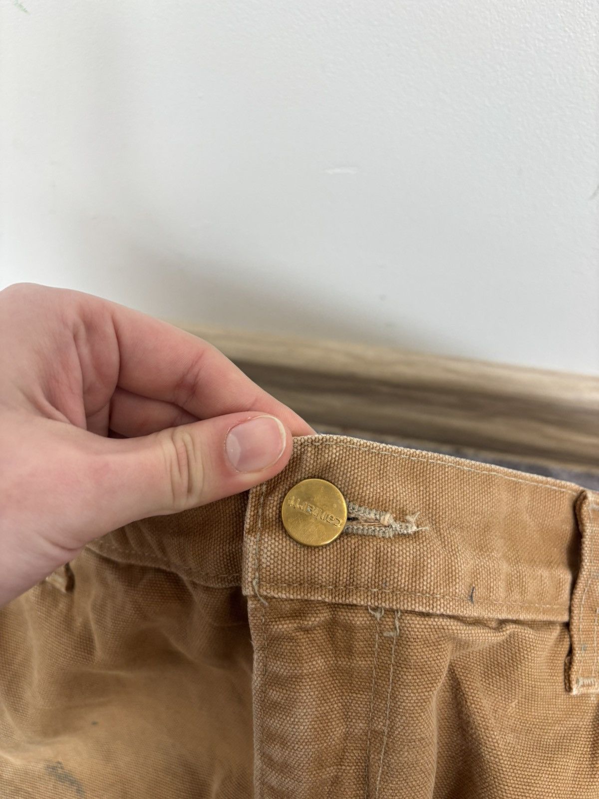 Carhartt Vintage Carhartt Double Knee Pants Jeans Loose Fit B01 BRN Size US 34 / EU 50 - 10 Thumbnail