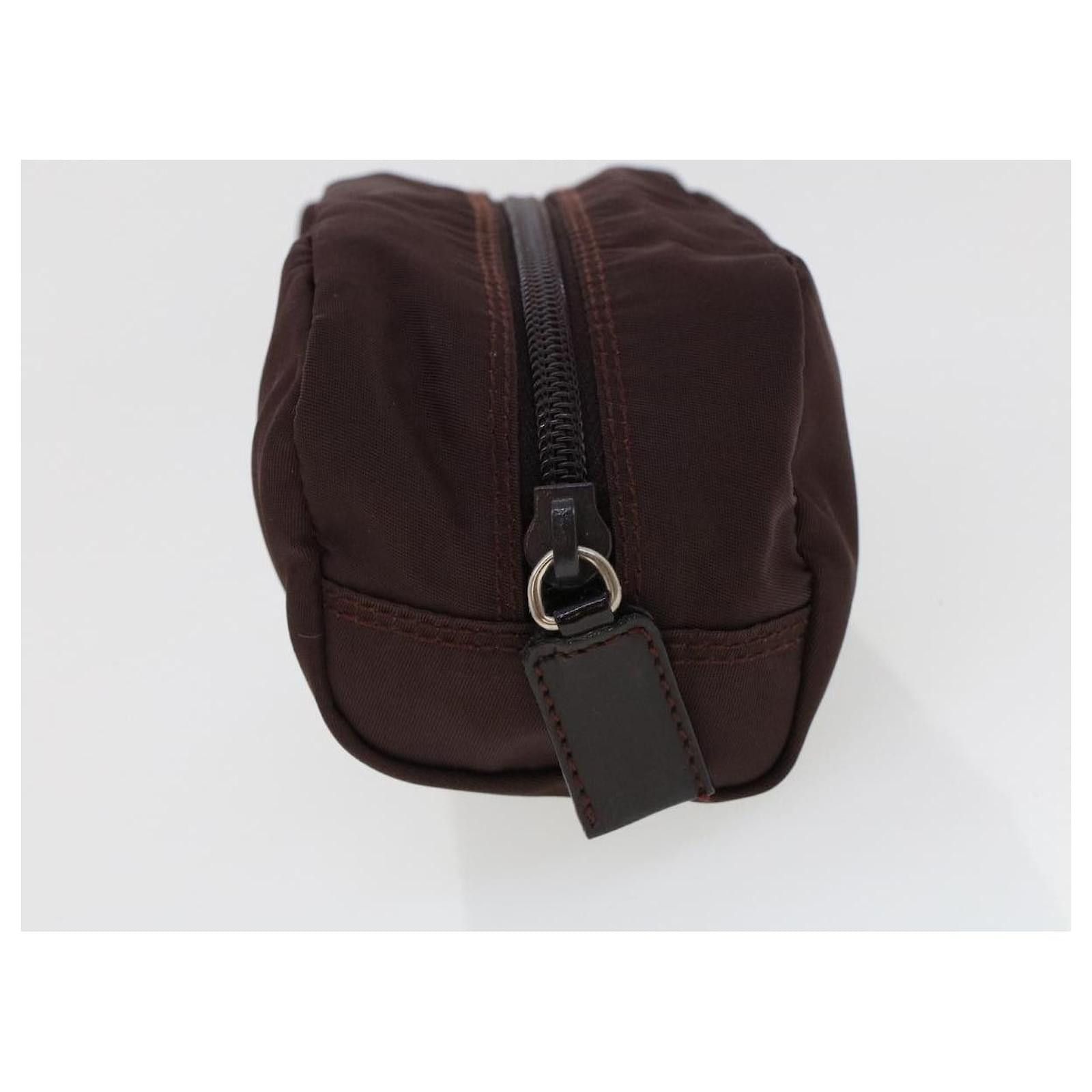 Prada o1srvl11e0624 Size: OS / Cosmetic Pouch in Brown Size ONE SIZE - 3 Thumbnail