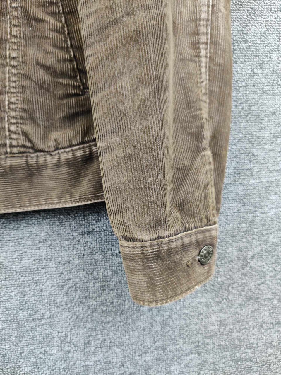 Edwin Vintage Edwin Corduroy Shearling Brown Trucker Jacket Size US M / EU 48-50 / 2 - 3 Thumbnail