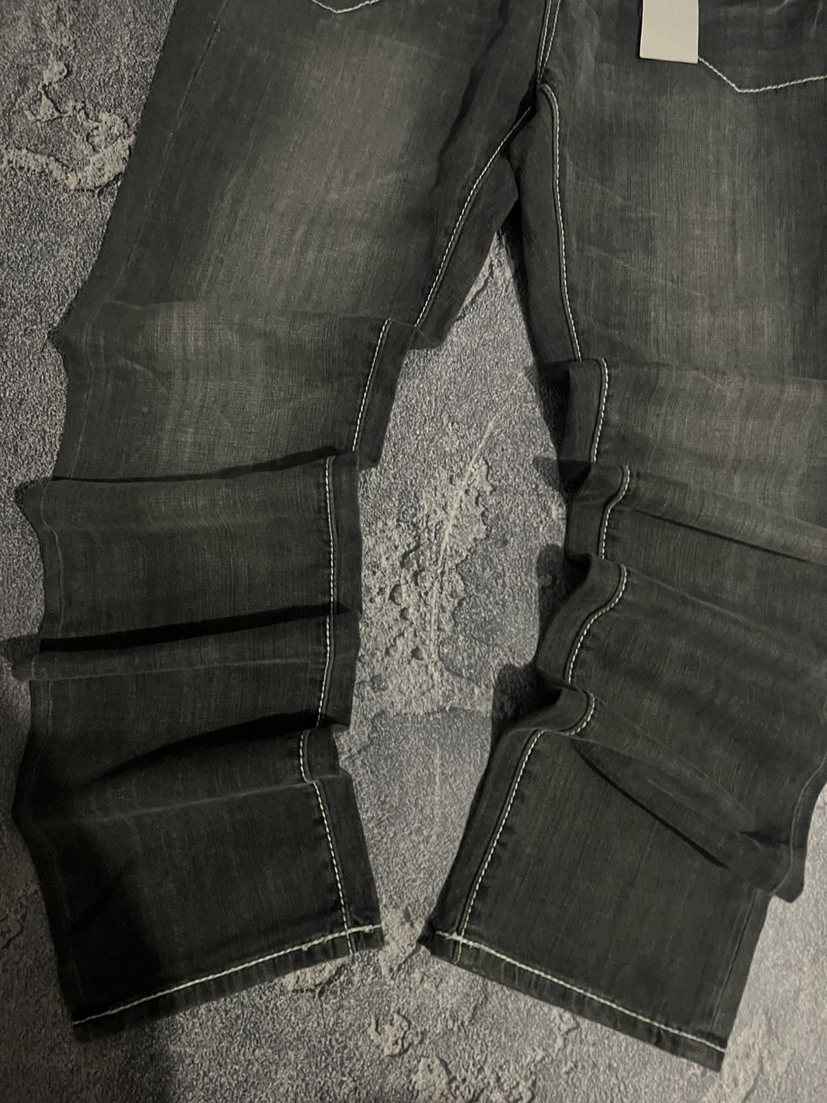 Japanese Brand Washed Japanese Archive Old Sckool Vibe Gray Jeans Size US 30 / EU 46 - 3 Thumbnail