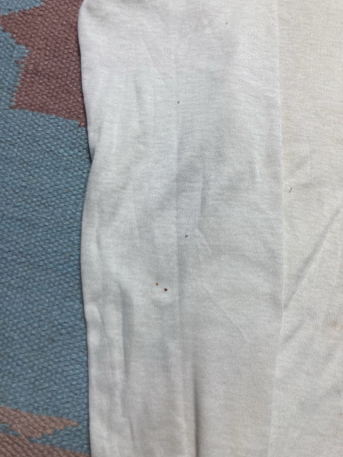 Vintage Vtg 60s 70s turtleneck shirt blank white soft comfy adult XL Size US XL / EU 56 / 4 - 2 Thumbnail