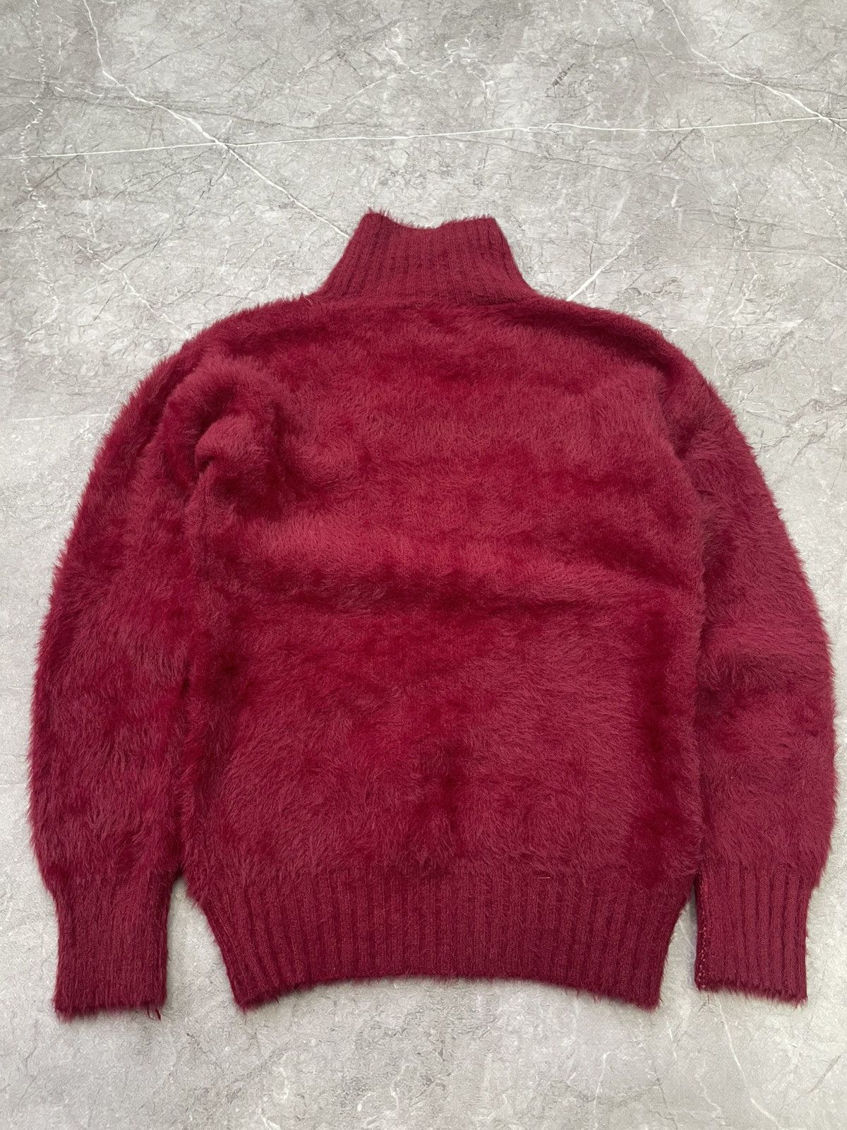 Designer × Japanese Brand RARE fur MOHAIR TURTLE NECK SWEATER DIESEL STYLE Y2K Size US M / EU 48-50 / 2 - 8 Thumbnail