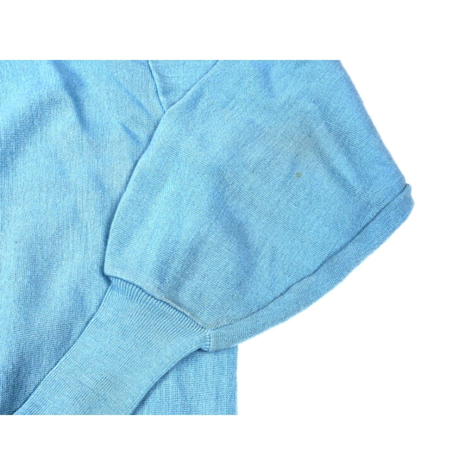 Vintage VINTAGE DiFini Men's Cardigan Sweater XL Adult Blue 80s Retro Knit Casual Winter Fall Spring Size US XL / EU 56 / 4 - 5 Thumbnail