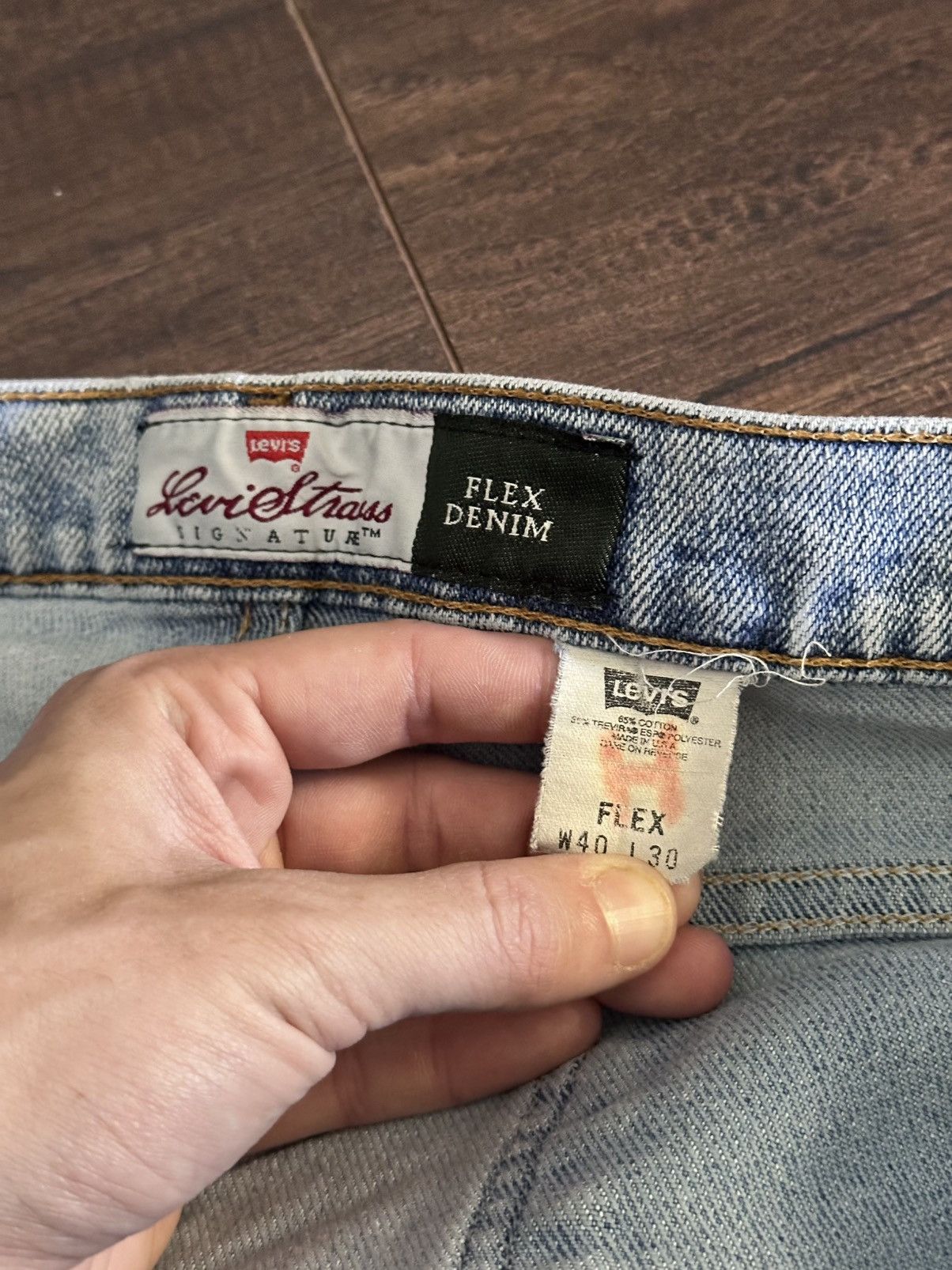 Levi's Vintage Clothing Vintage brown tab light blue flex denim jeans 38 Size US 38 / EU 54 - 10 Thumbnail