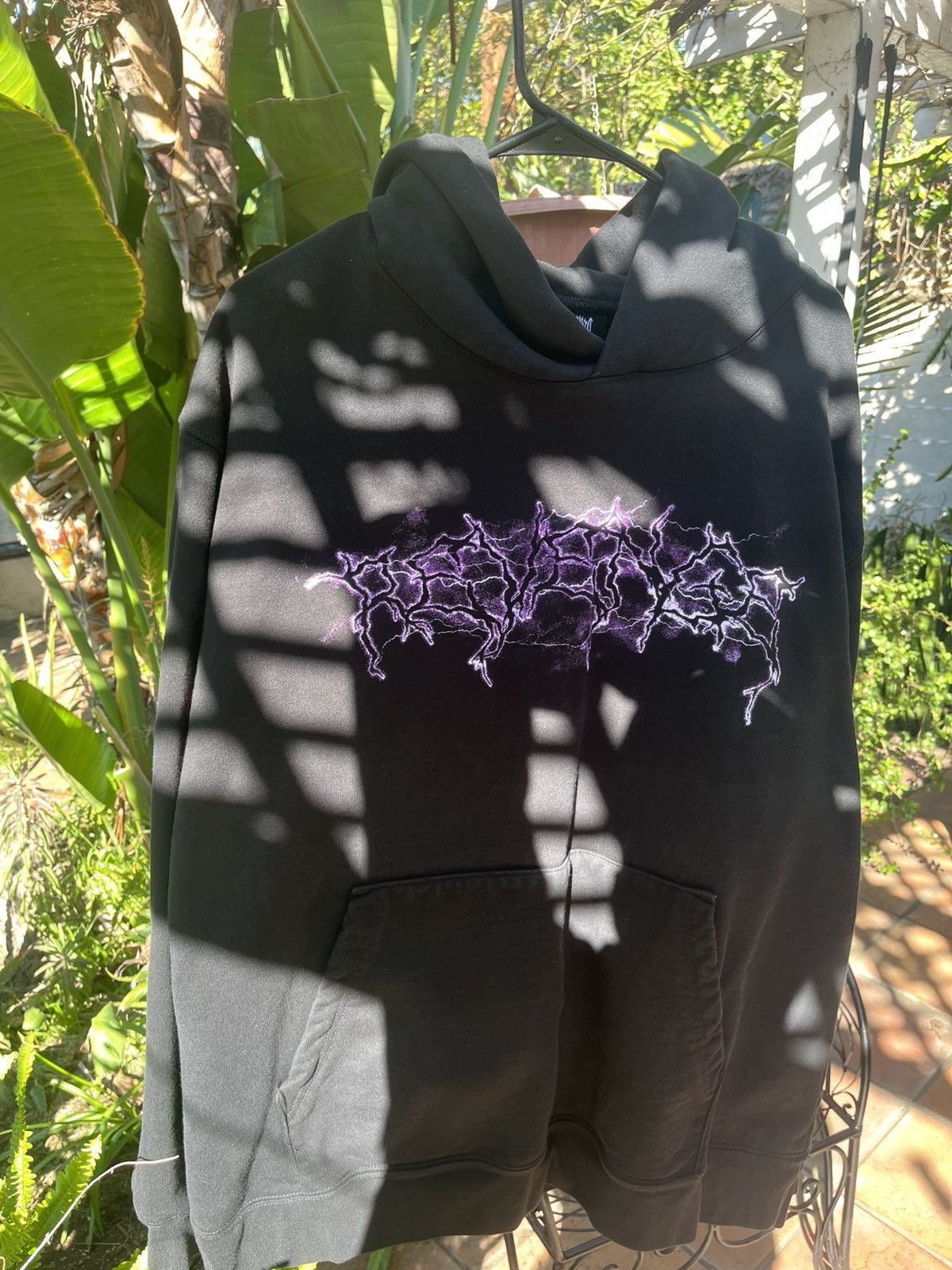 Revenge Revenge Purple Lightning Anarchy Hoodie Size US XL / EU 56 / 4 - 3 Thumbnail