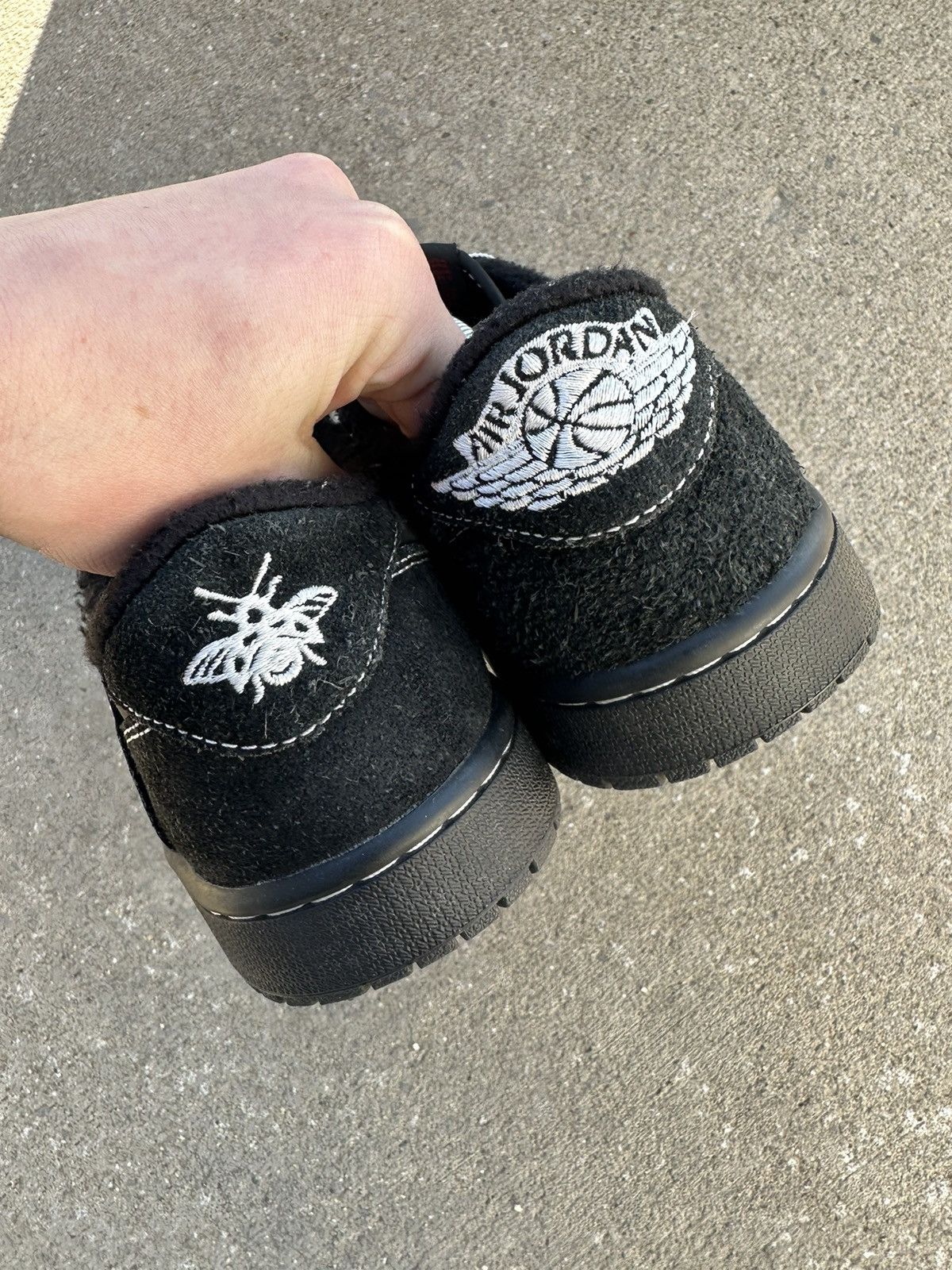Jordan Brand × Travis Scott Nike Travis Scott Jordan 1 Retro Low Black Phantom size 7.5 Size US 7.5 / EU 40-41 - 4 Thumbnail