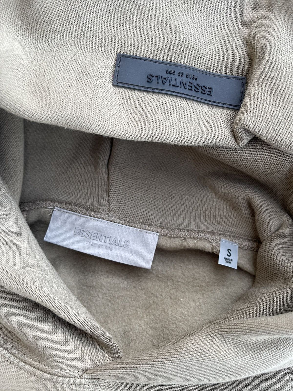 FOG × Fear of God Fear Of God Essentials Logo Pullover Hoodie In Oak Sz Small Size US S / EU 44-46 / 1 - 3 Thumbnail