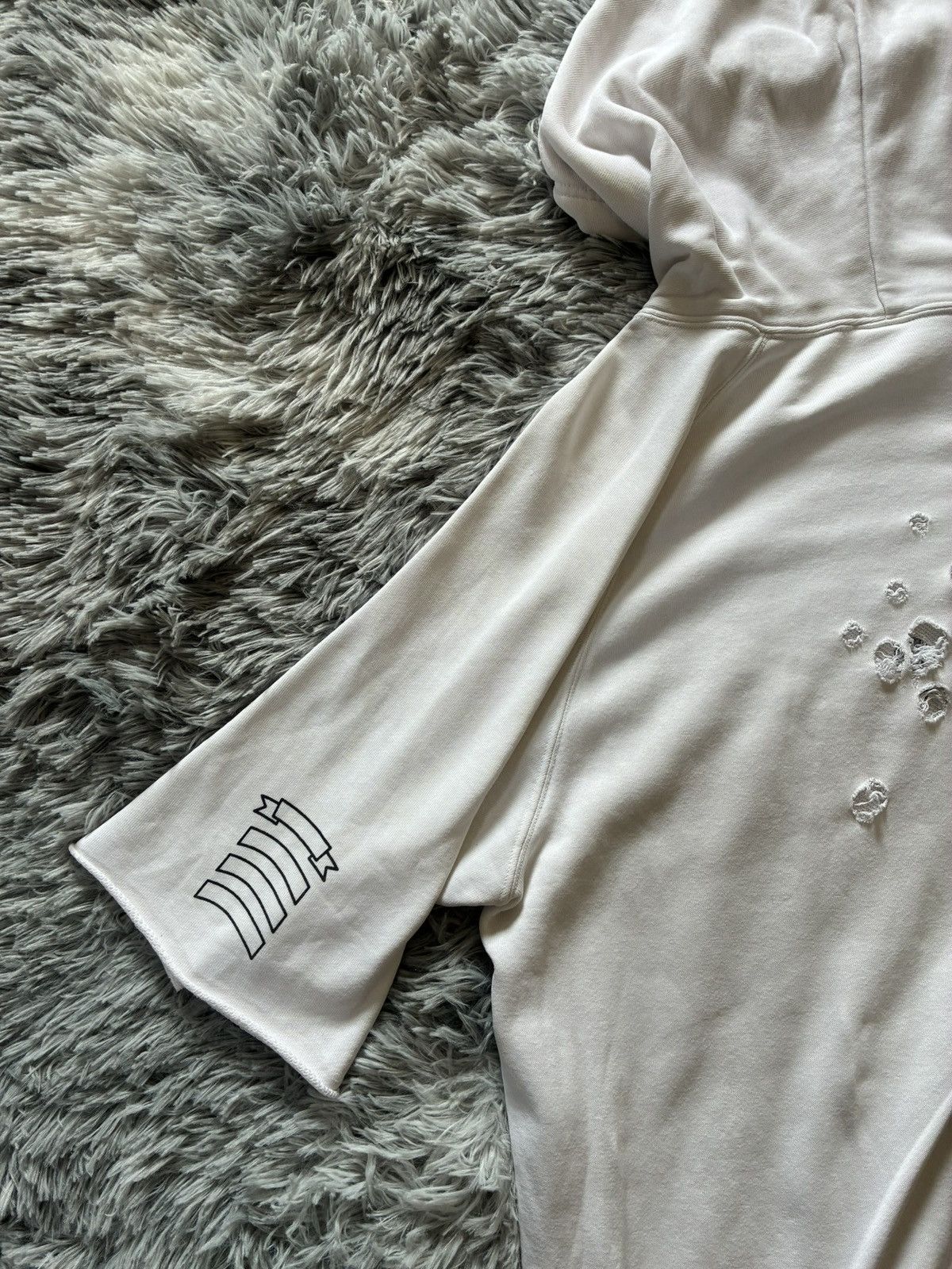 Number (N)ine number (n)ine aw01 short sleeve emblem hoodie Size US L / EU 52-54 / 3 - 6 Thumbnail