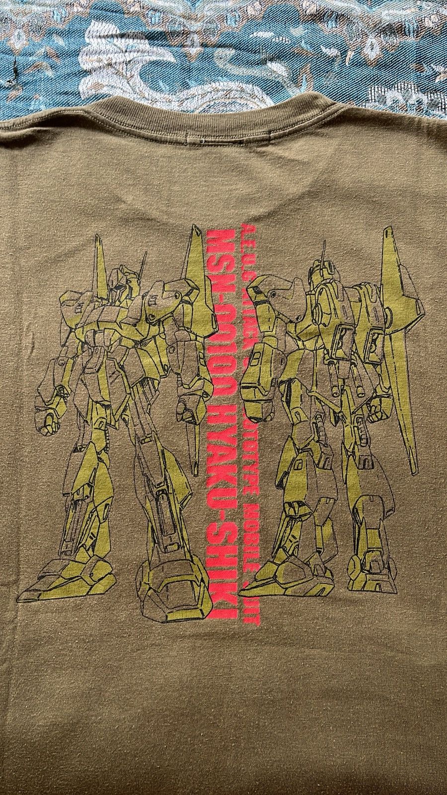 Anime Vintag Gundam Hyaku Shiki Anime T-Shirt Size US L / EU 52-54 / 3 - 1 Thumbnail