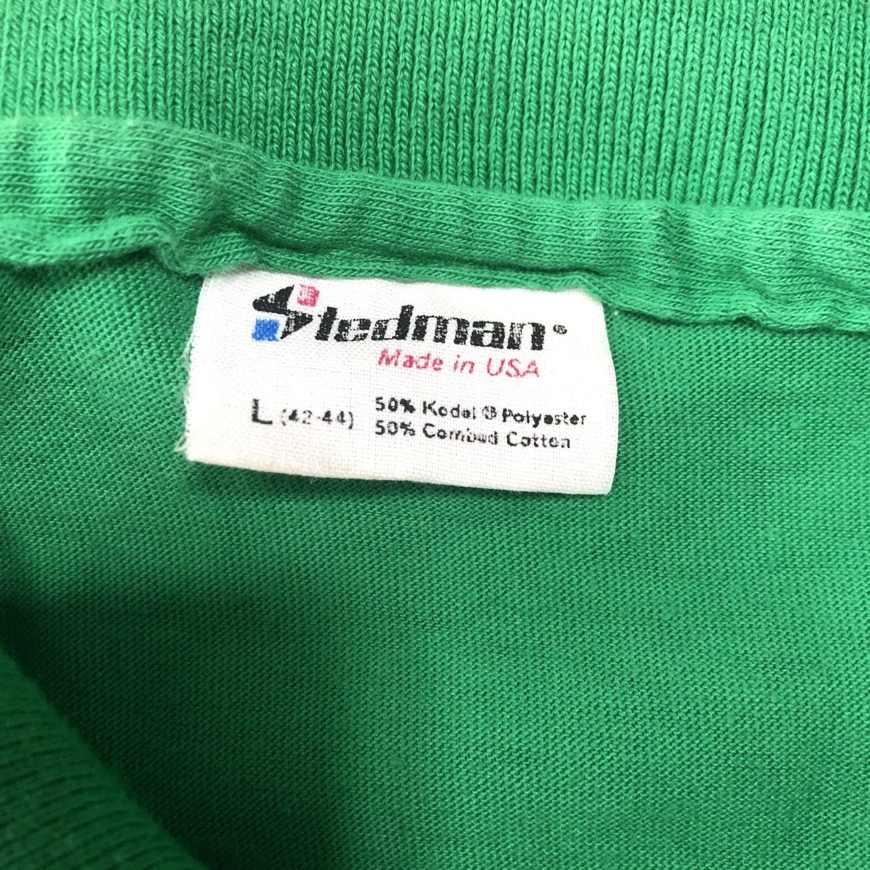 Vintage VINTAGE Stedman Polo Shirt Green Mens Large Short Sleeve American 80s 90s Outdoor Shirt Size US L / EU 52-54 / 3 - 4 Thumbnail